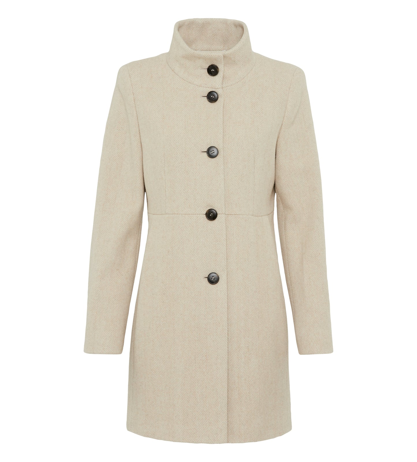 Wolljacke (Beige/kitt)