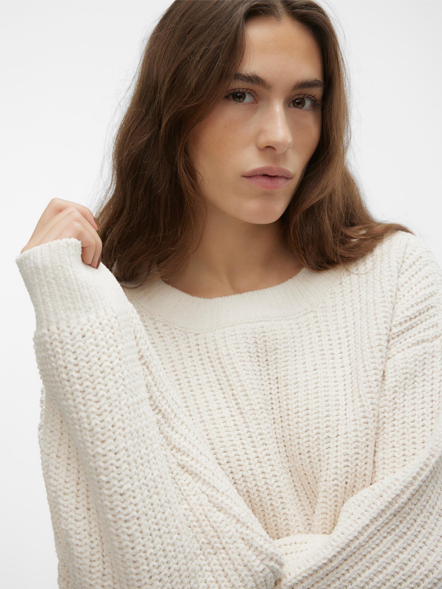 Vmagate Ls O-neck Pullover Low (Brown Lentil)