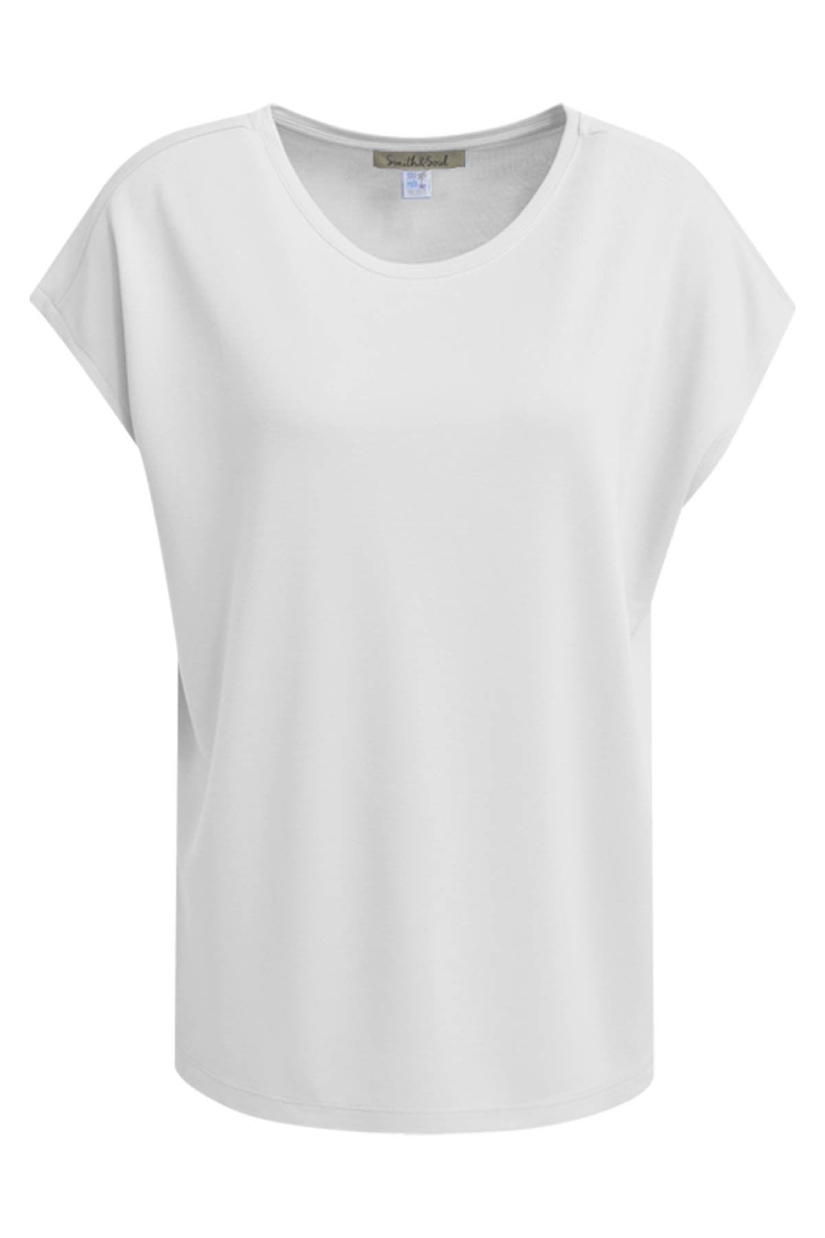 Modal T-Shirt Roundneck (Cream White)