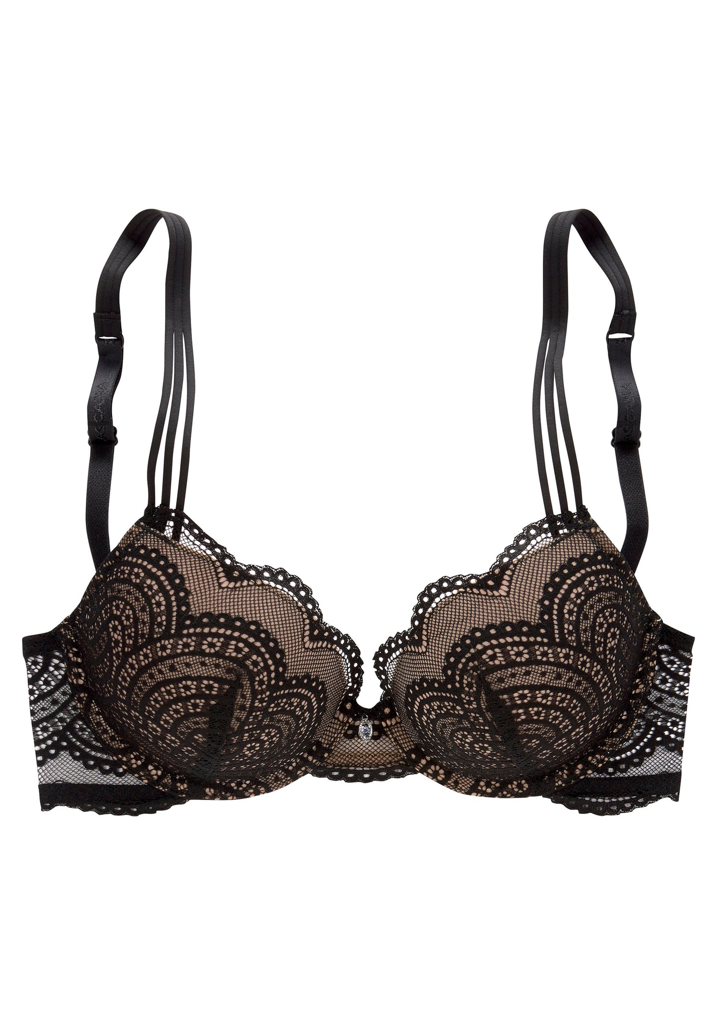 lascana Push-up BH (Black)