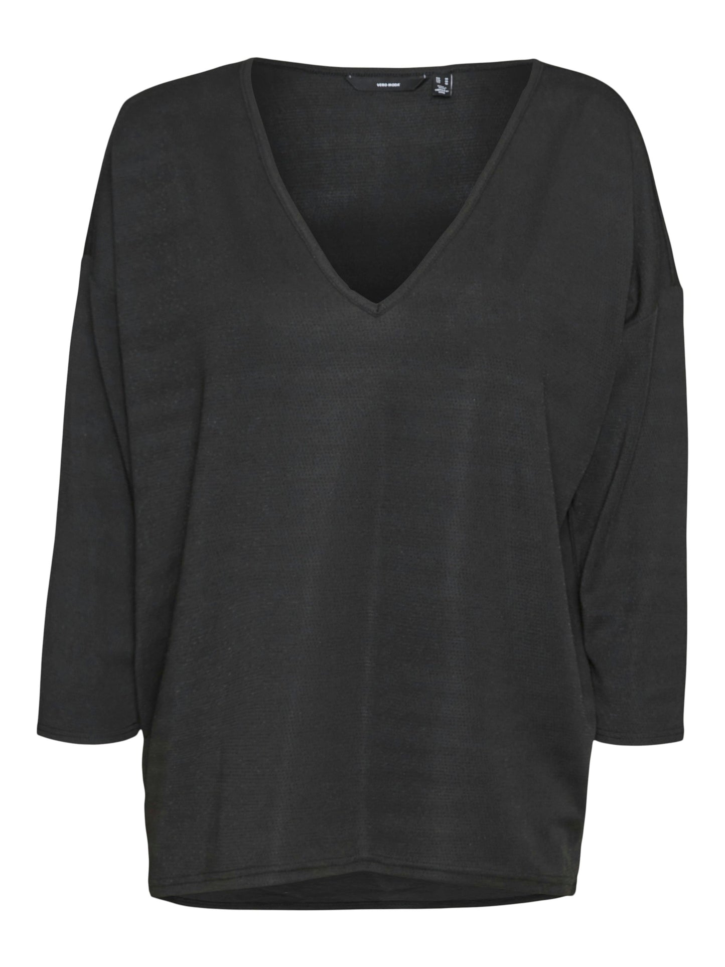 Vmkanva 3/4 V-neck Top Jrs Ga (Black/blac)