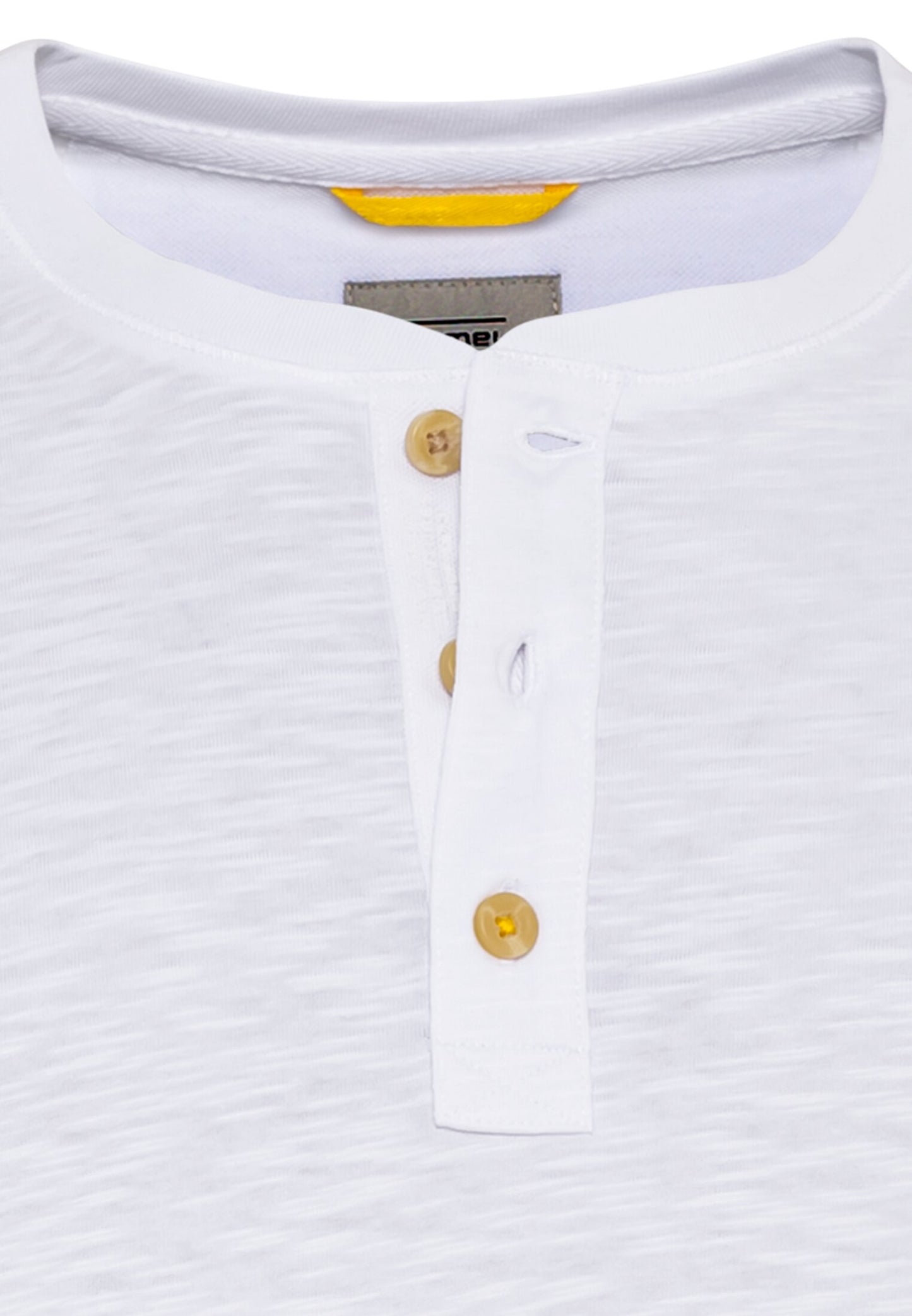 Kurzarm Henley aus Organic Cotton (Broken White)