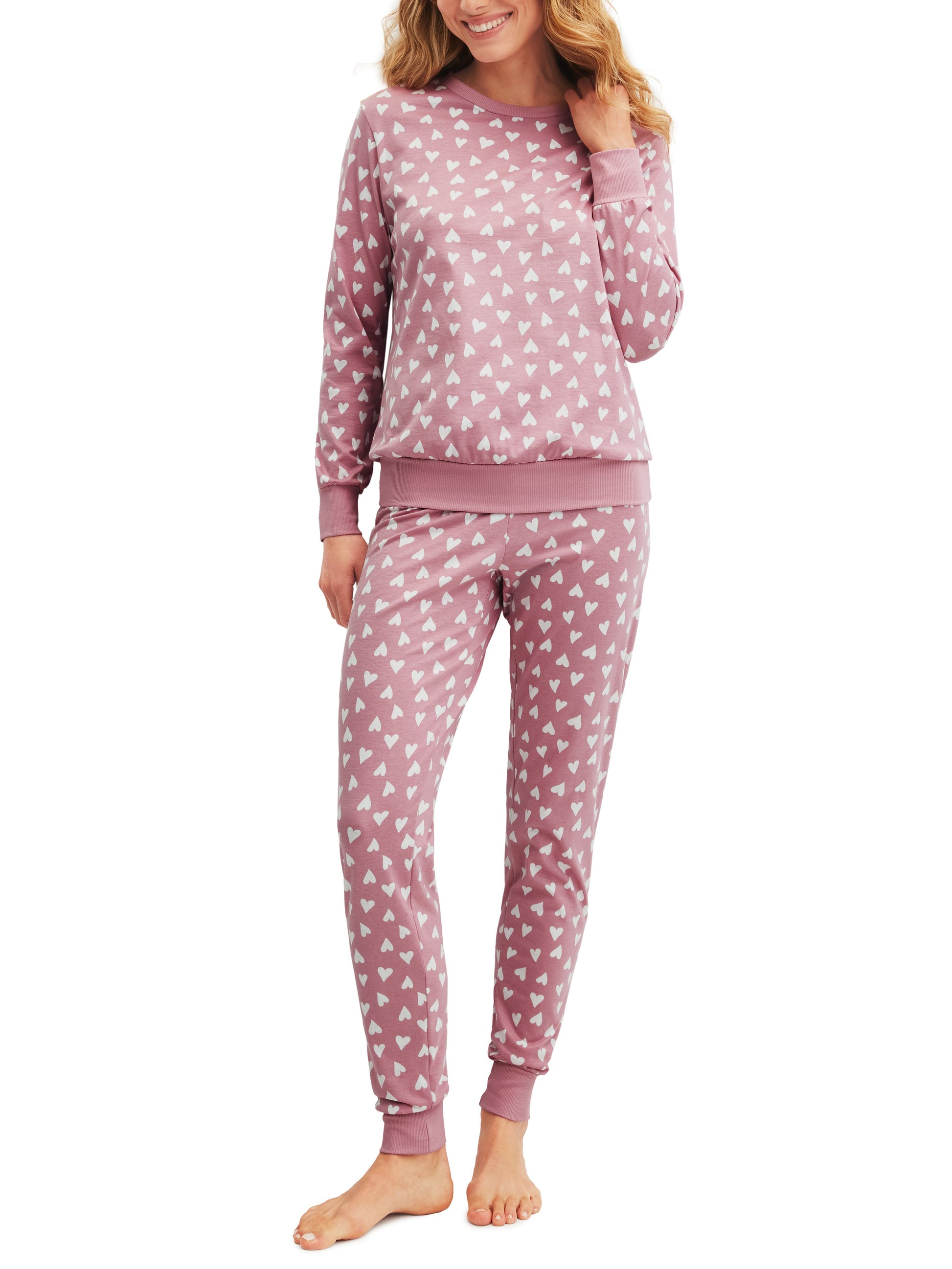 WOMEN Pyjamas with cuff (Lilas)