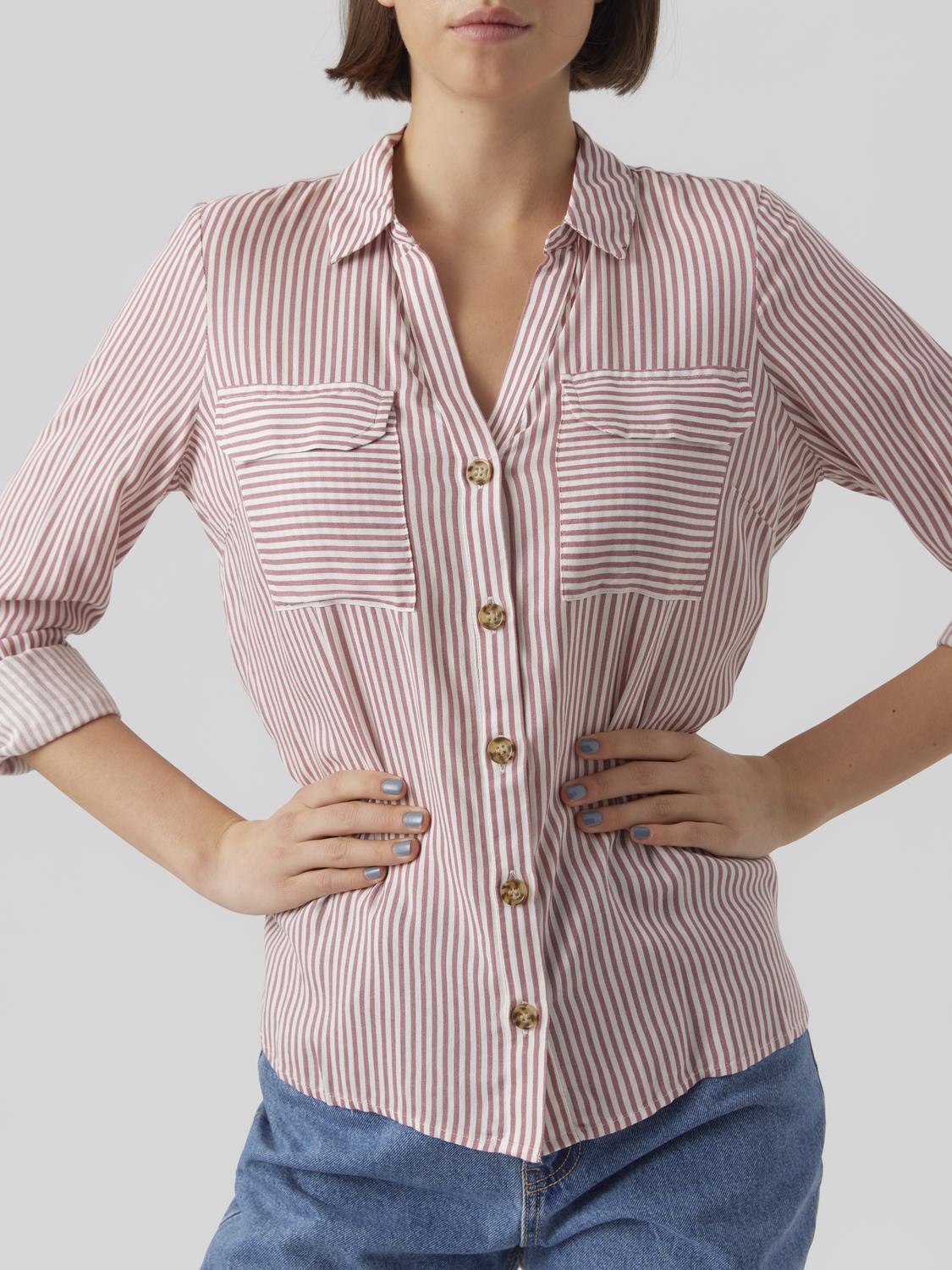 Vmbumpy L/s Shirt New Wvn Ga Noos (Snow White)