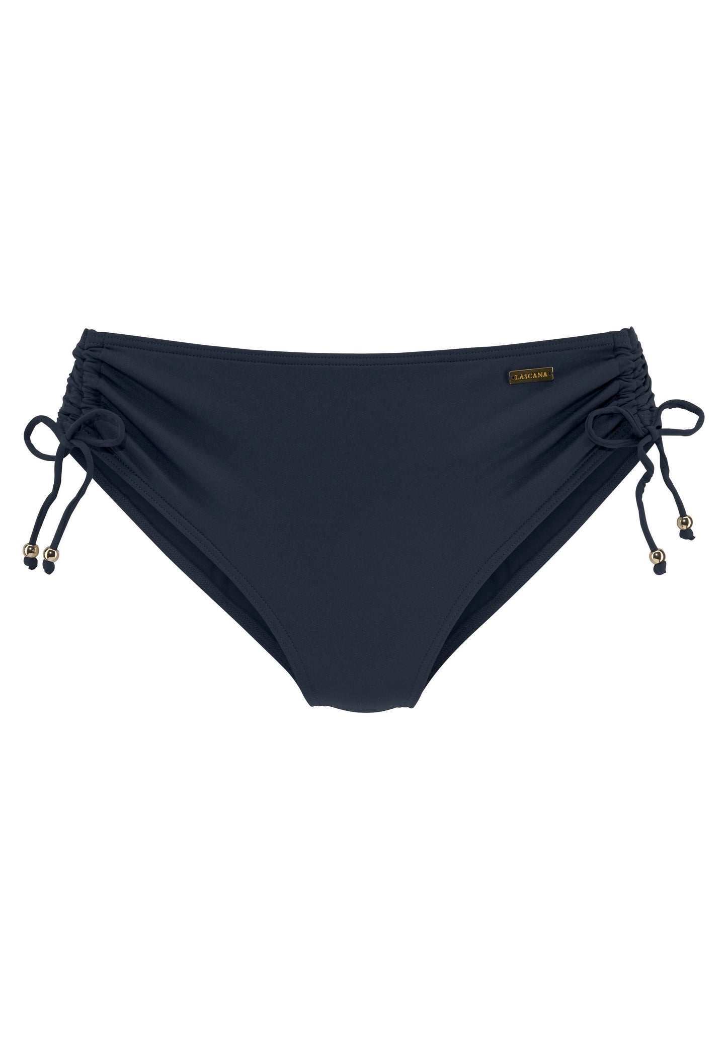 LASCANA Bikinihose mit Raffung (Navy)