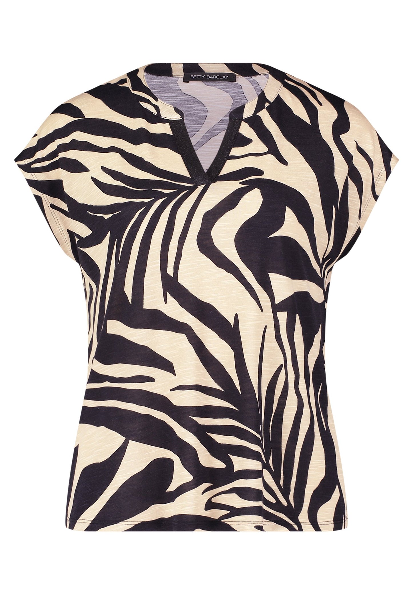 Casual-Shirt (Black/beige)