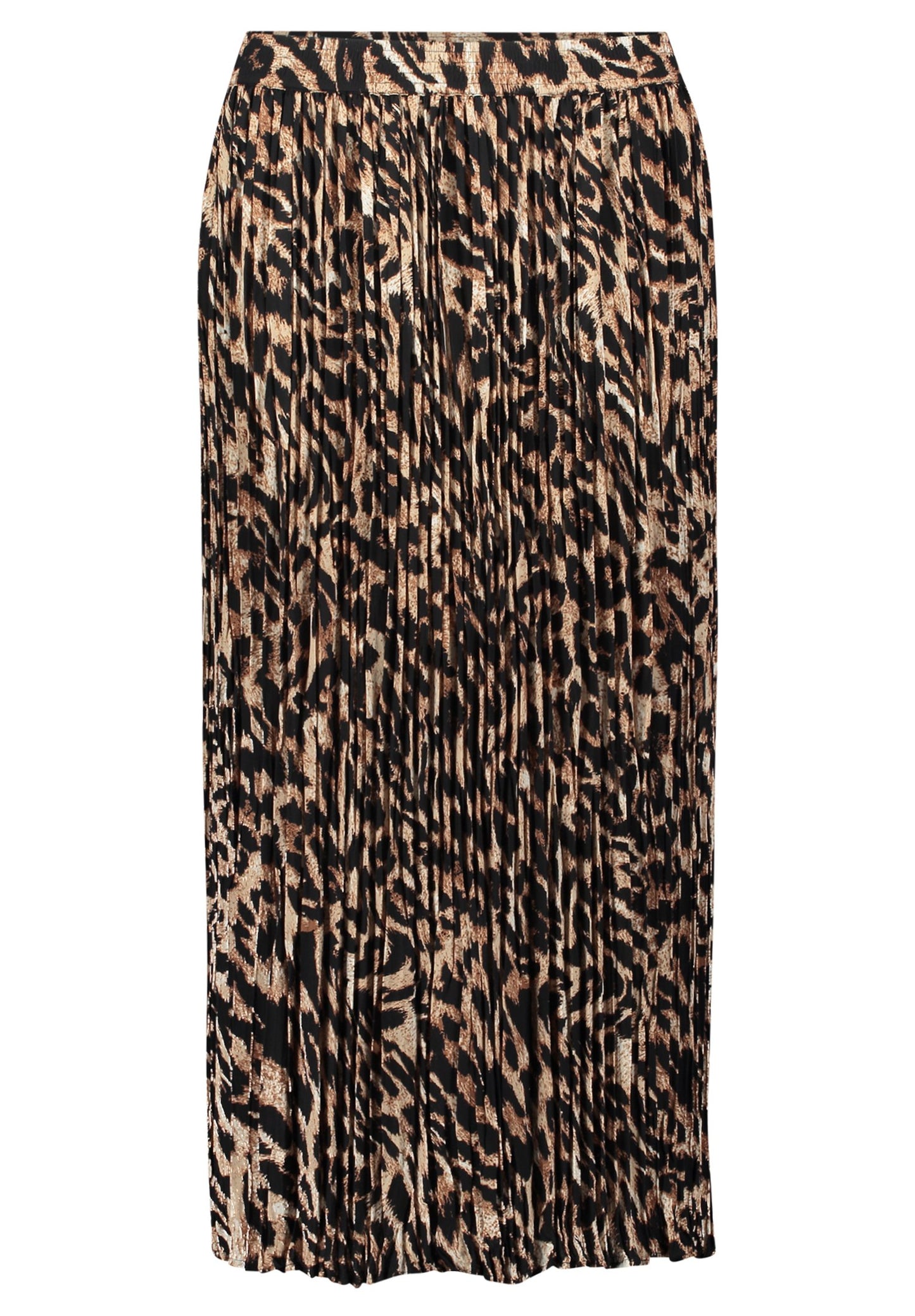 Plisseerock (Black/beige)