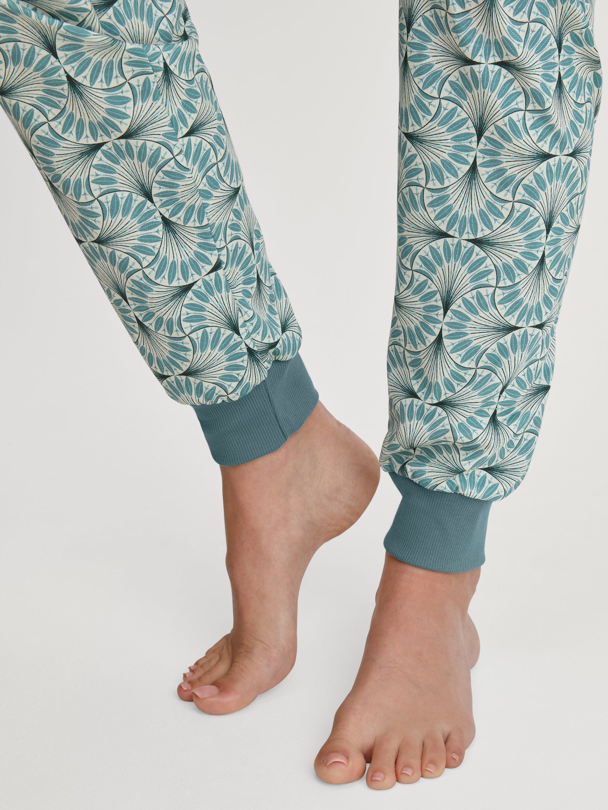 WOMEN Pyjamas with cuff (Smoke Blue)