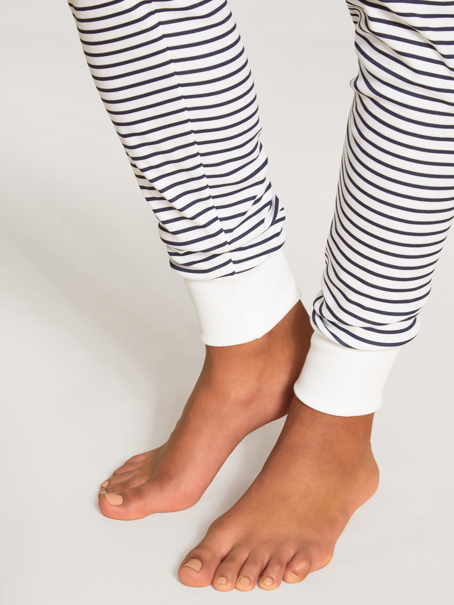 DAMEN Pyjama mit Bündchen (Dark Lapis Blue)