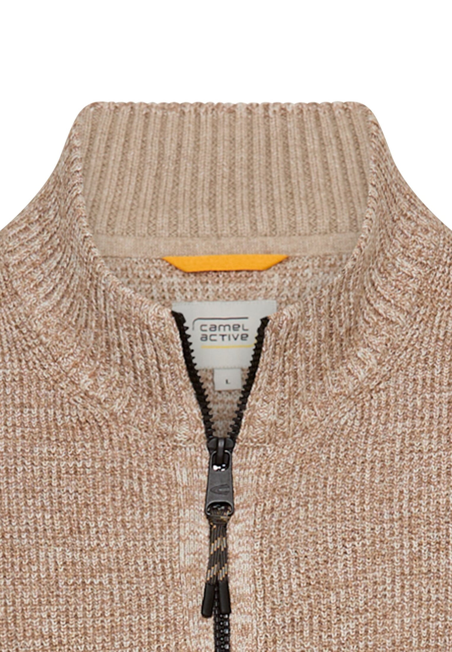 Strickjacke aus einem soften Baumwollmix (Oatmeal)