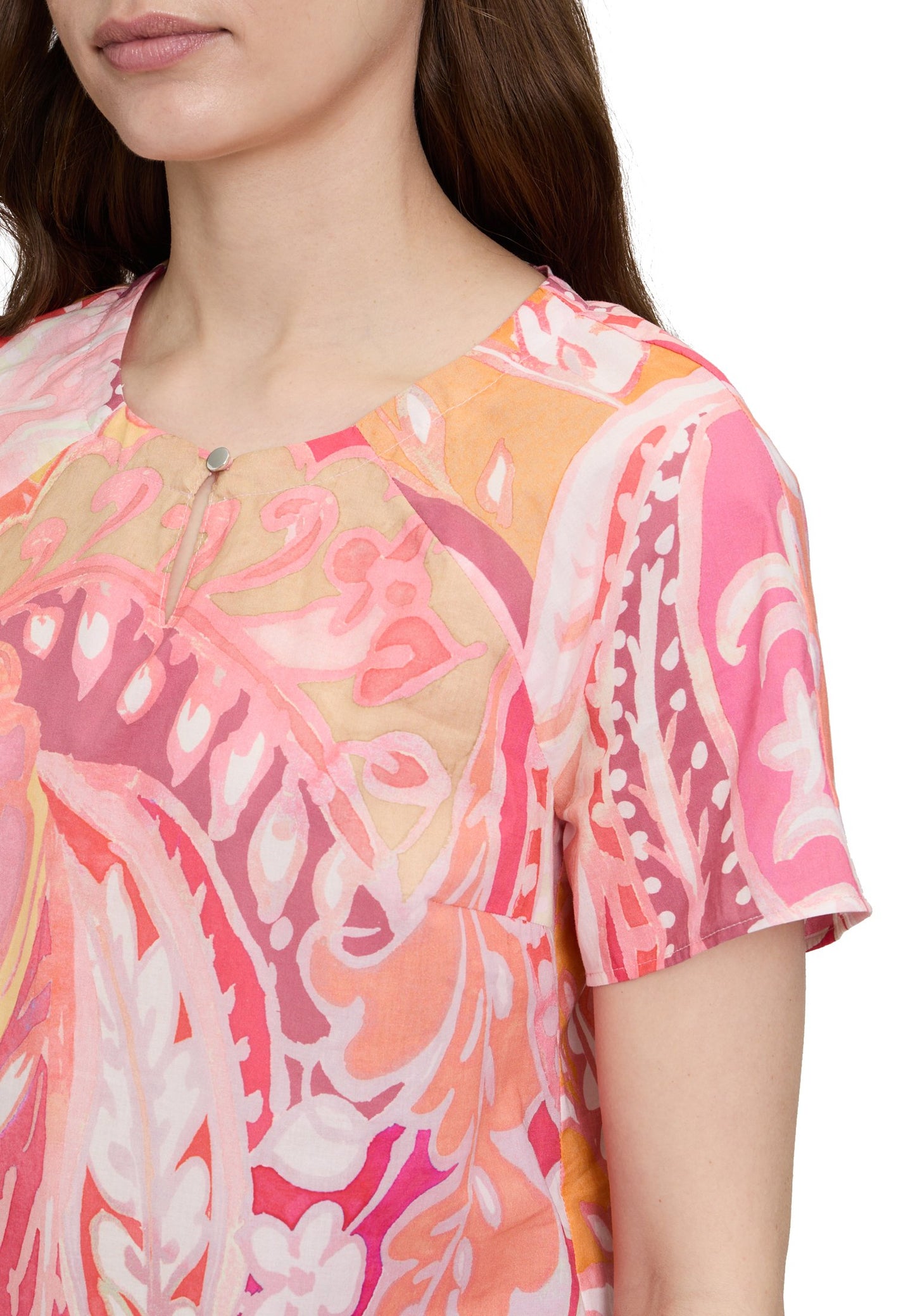 Casual-Bluse (Rosé/yellow)