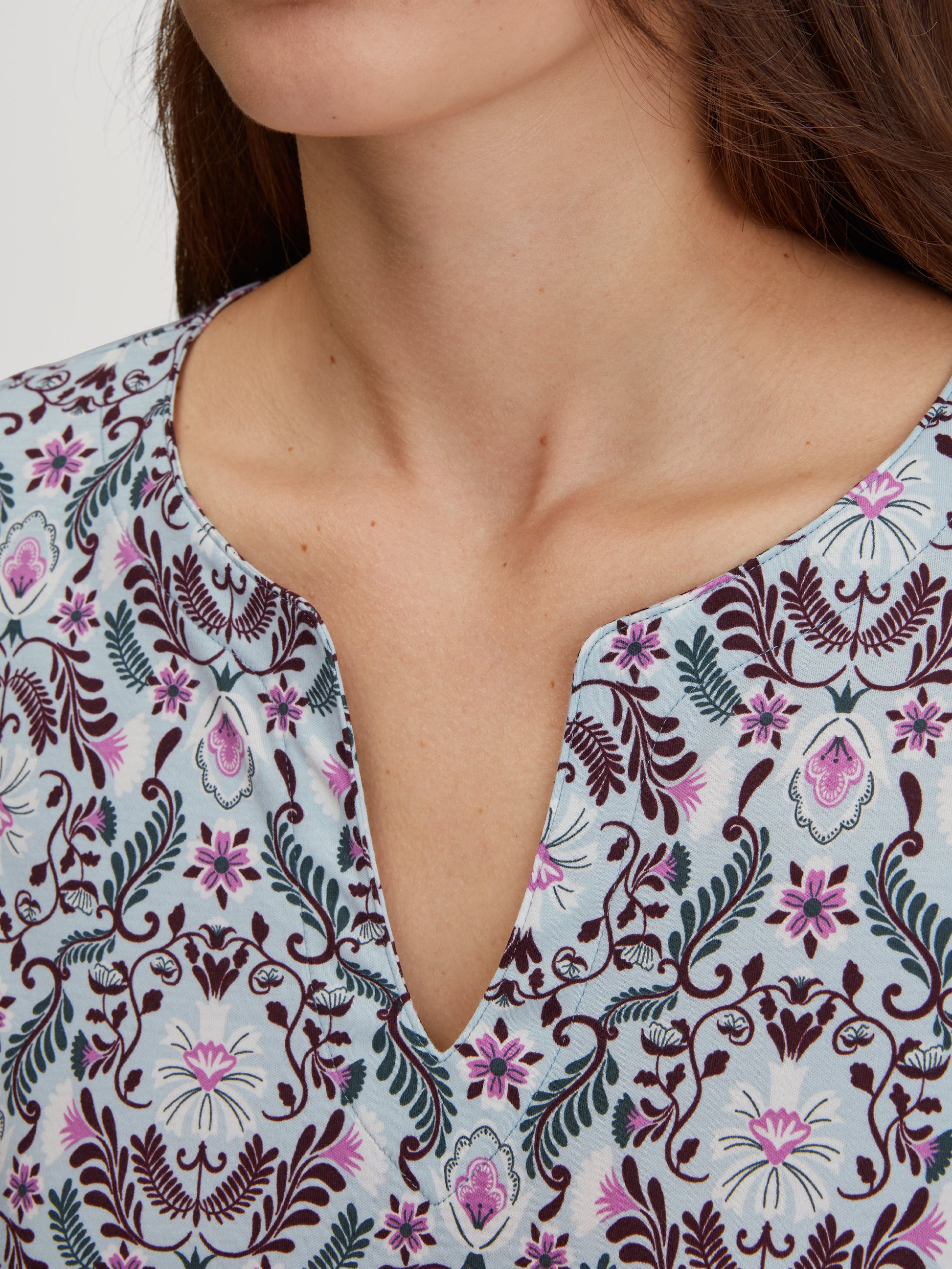 WOMEN Nightdress (Smoke Blue)