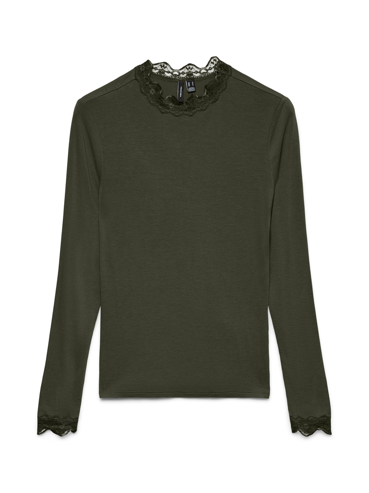 Vmrosa Ls Highneck Top Ga Jrs Noos (Forest Night)