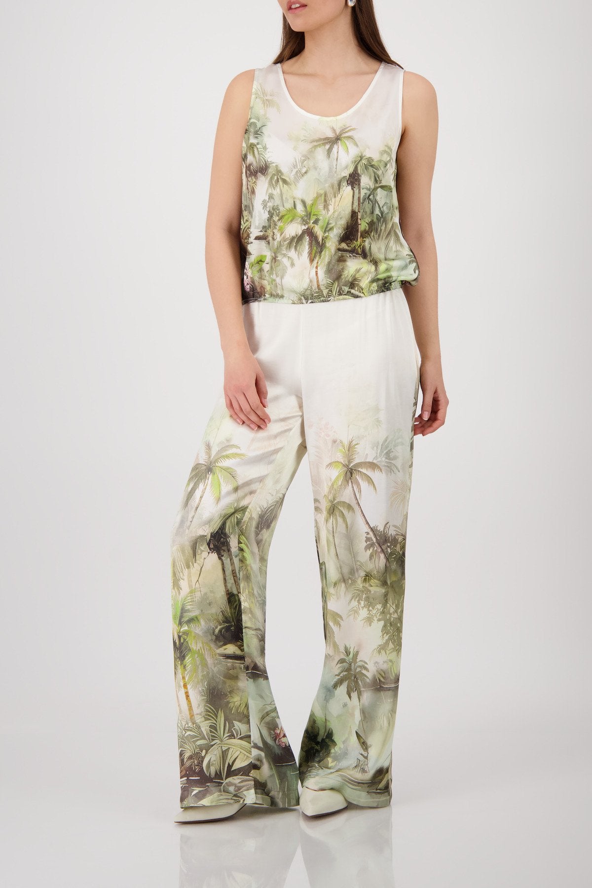 Top (Olive Gemustert)