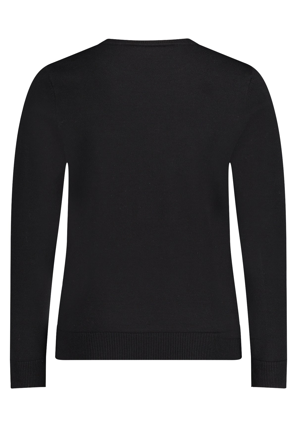 Basic-Strickpullover (Black)