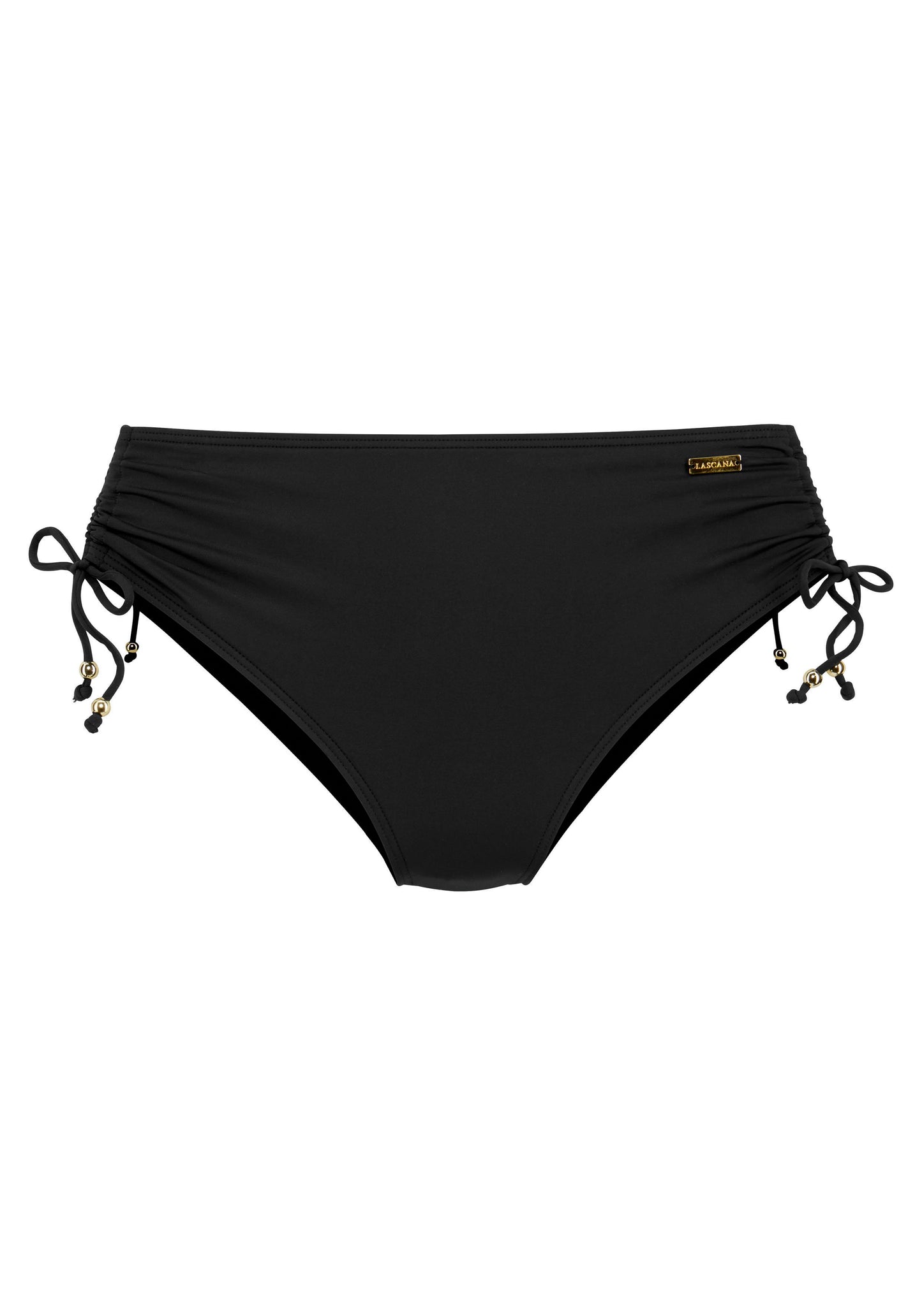 LASCANA Bikinihose mit Raffung (Black)