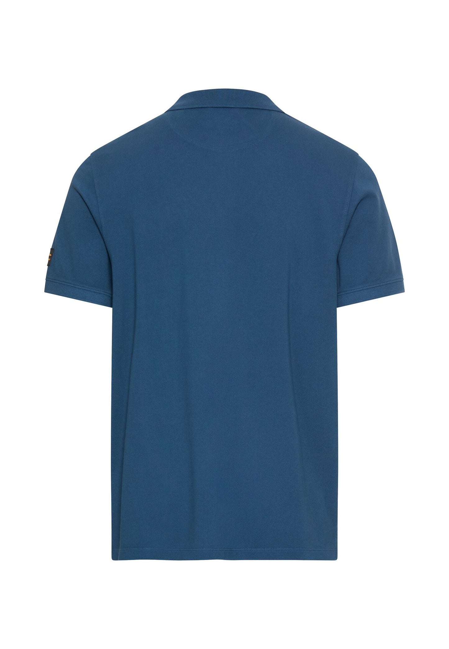 Poloshirt aus reiner Baumwolle (Indigo Blue)
