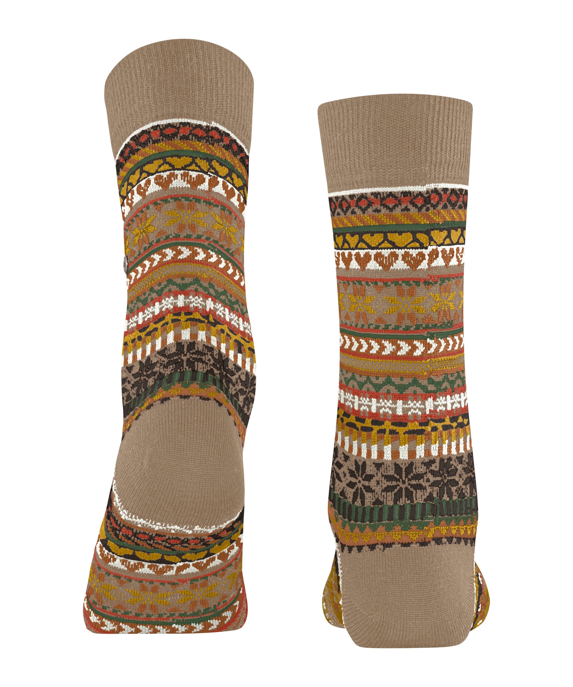 Burlington Fair Isle Delight Damen (Camel)