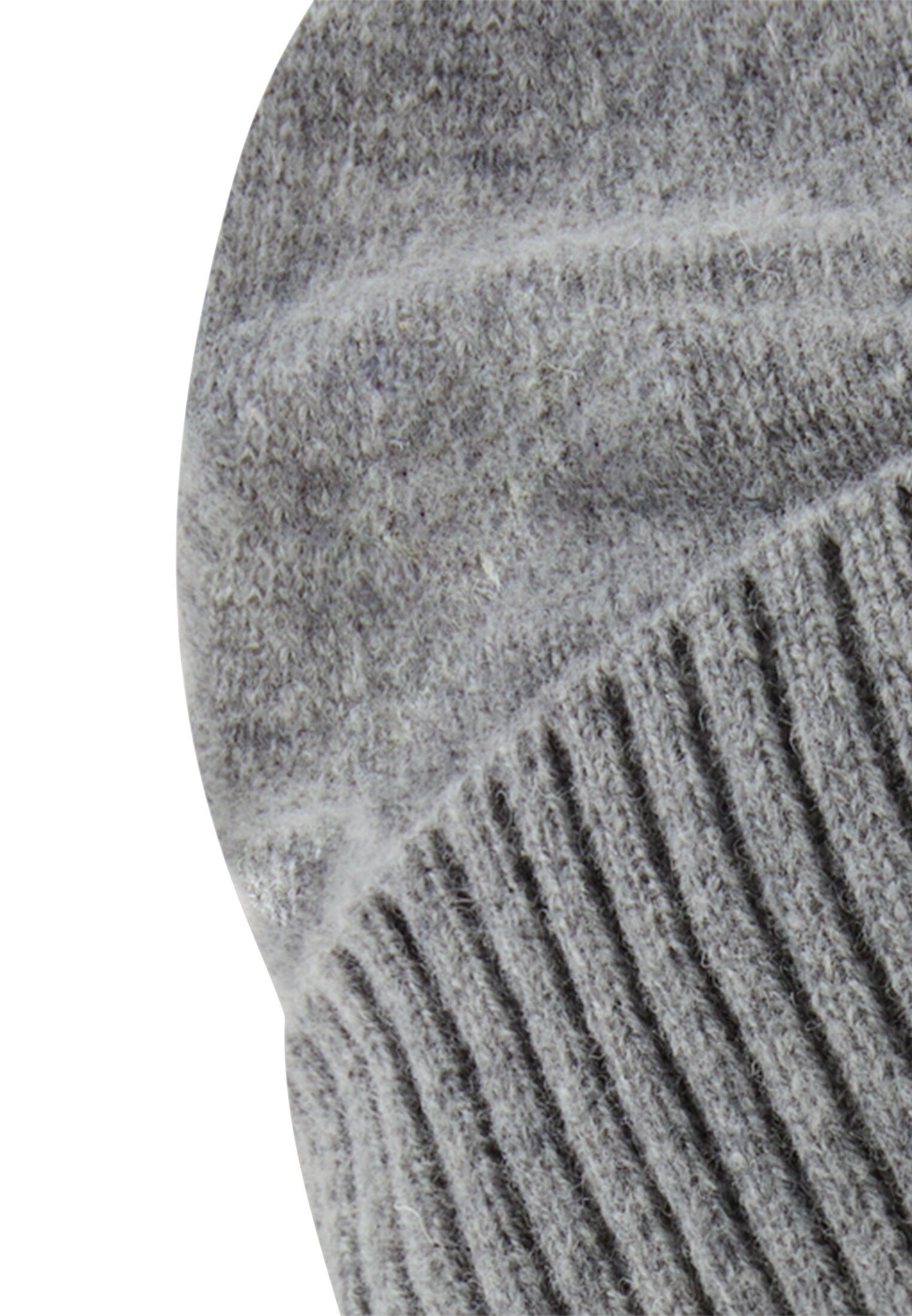 Beanie aus reiner Lammwolle (Stone Gray)