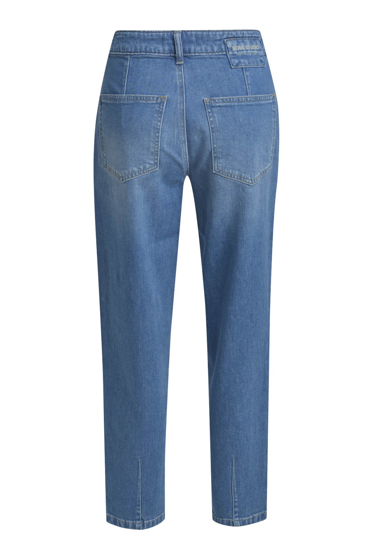 Cropped Denim Pants (Light Denim)