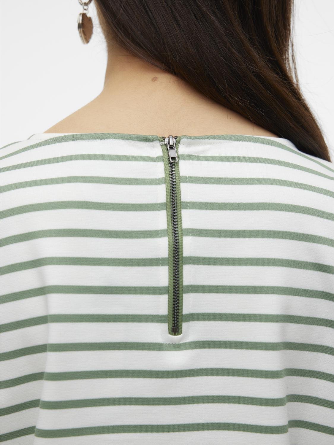 Vmabby Ss Zip Top Jrs Noos (Snow White)