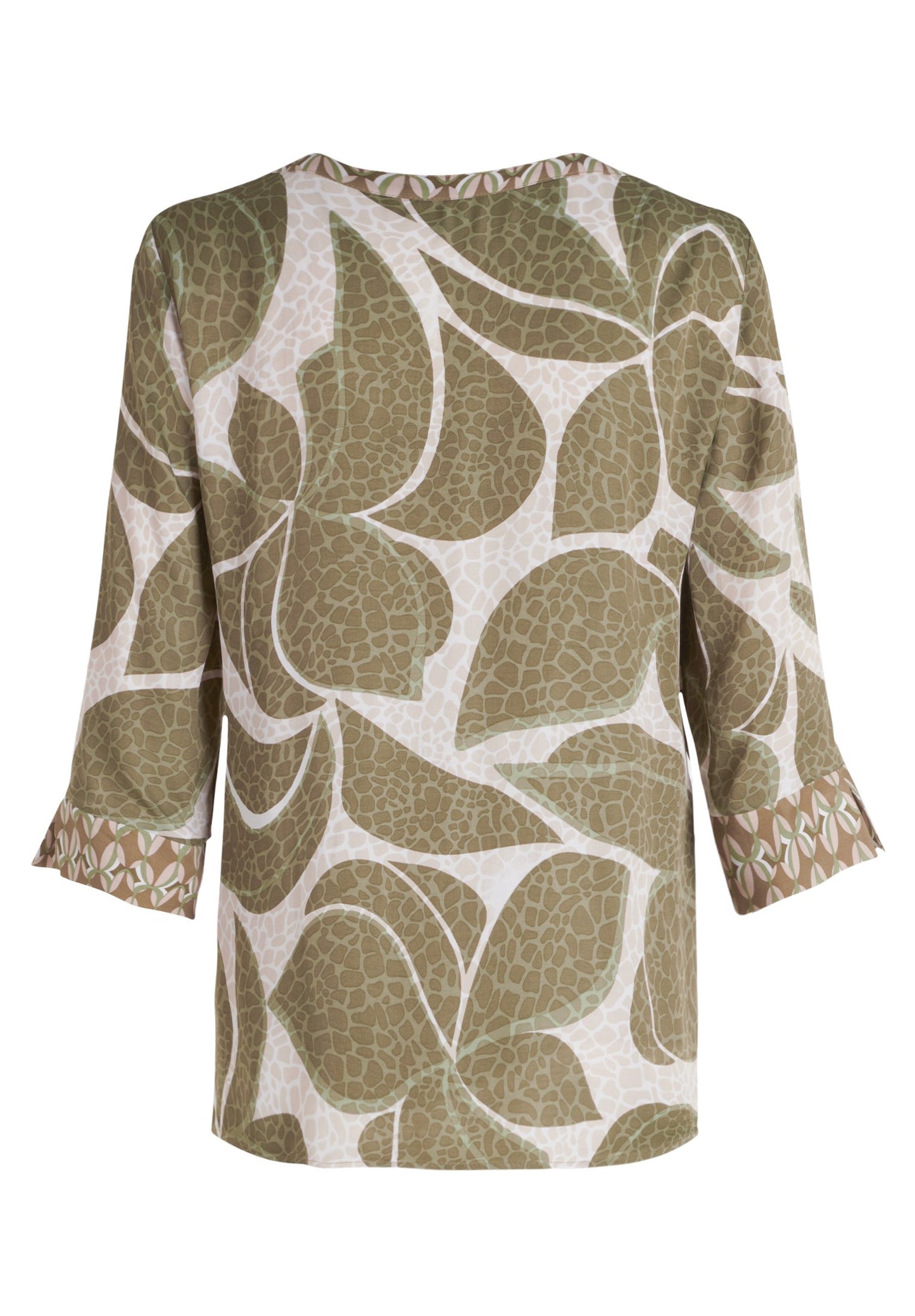 Schlupfbluse (Khaki/nature)