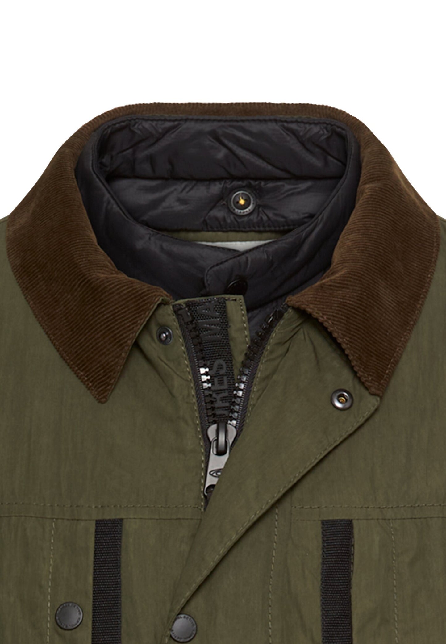 Blouson mit Hemdkragen und Fleece-Futter (Forest Green)