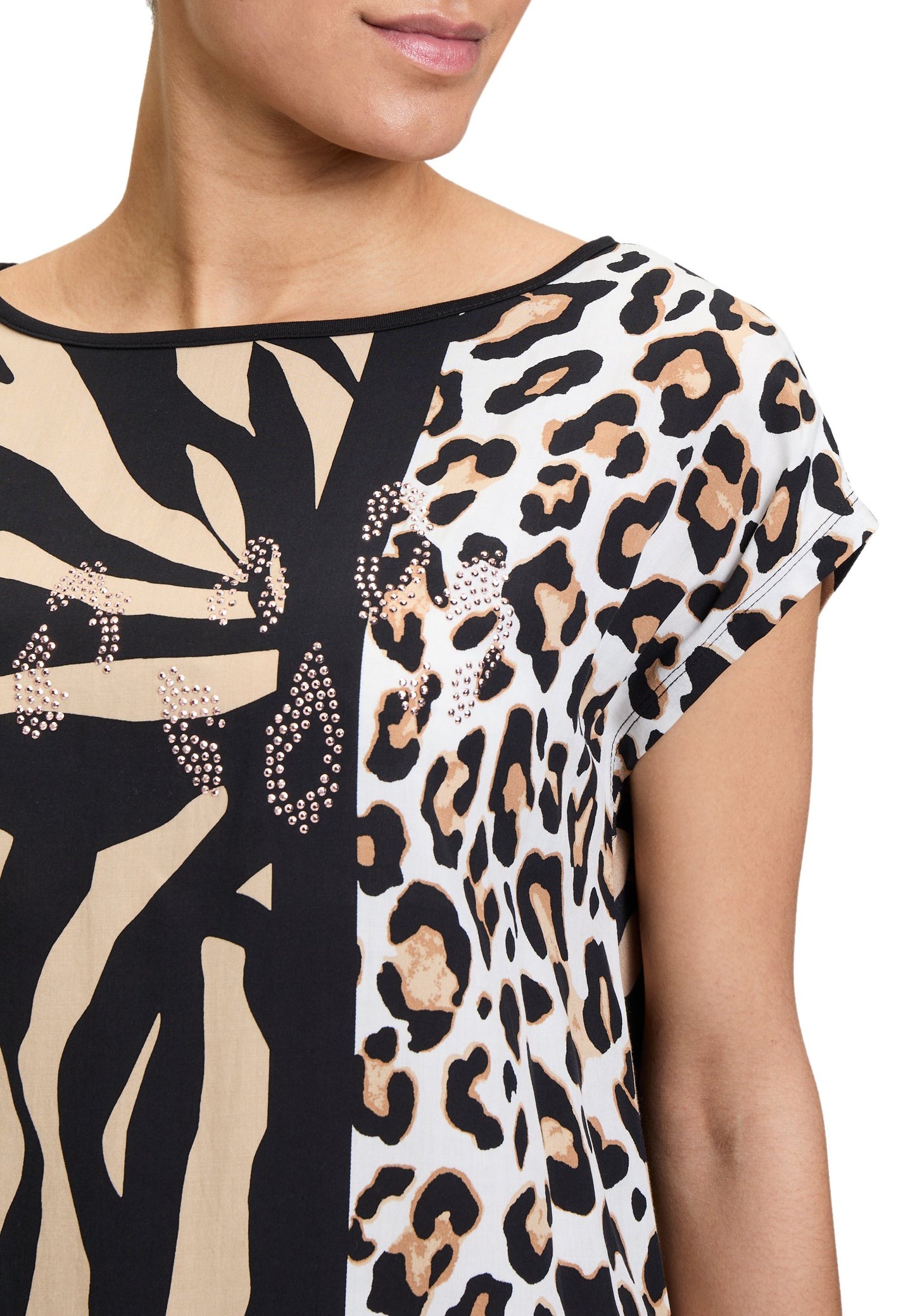 Casual-Shirt (Black/brown)