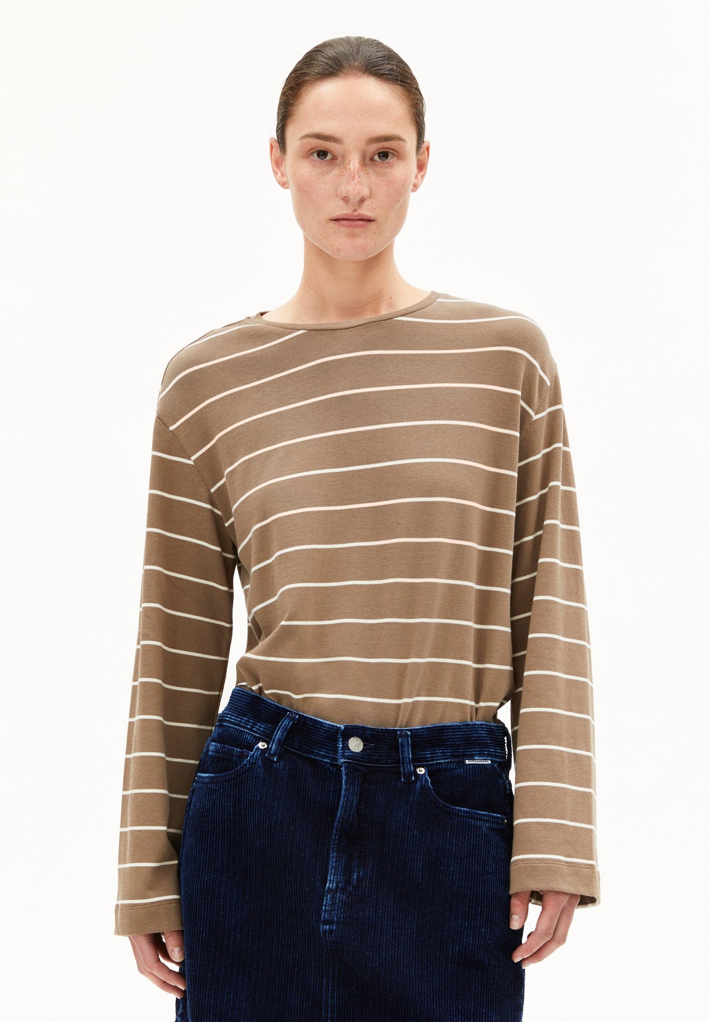 Marynaa Fine Stripe (Walnut Cream-oa)