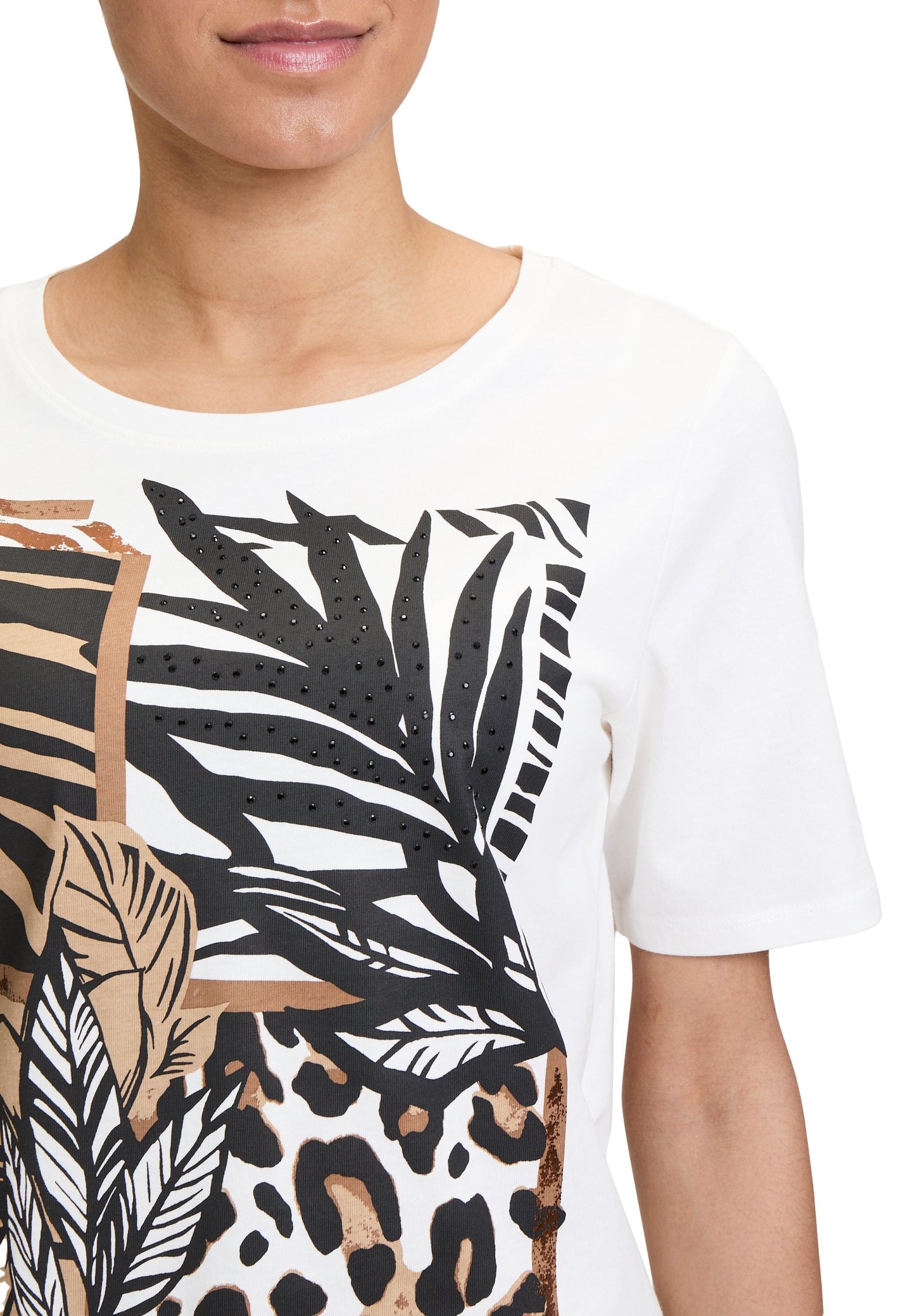 Basic Shirt (Patch Cream/bei)