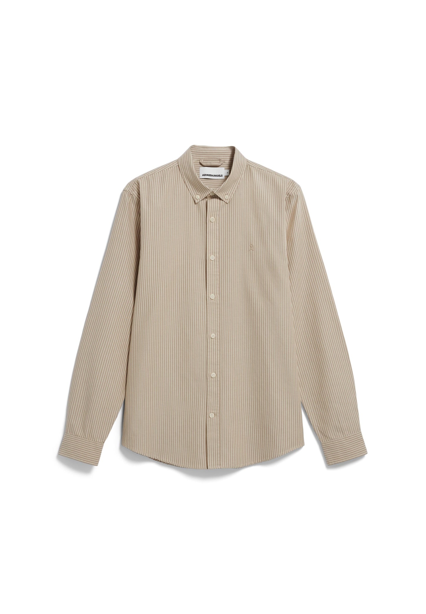 Quaasa Stripe Longsleeve Shirt (Light Sage-oatm)