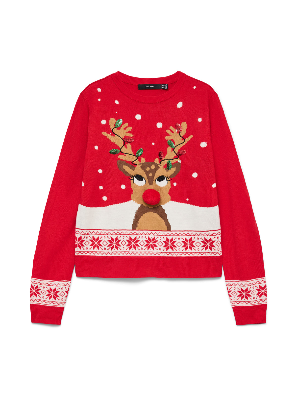 Vmfrostydeer Ls O-neck Pull. Xmas Box (Chinese Re)