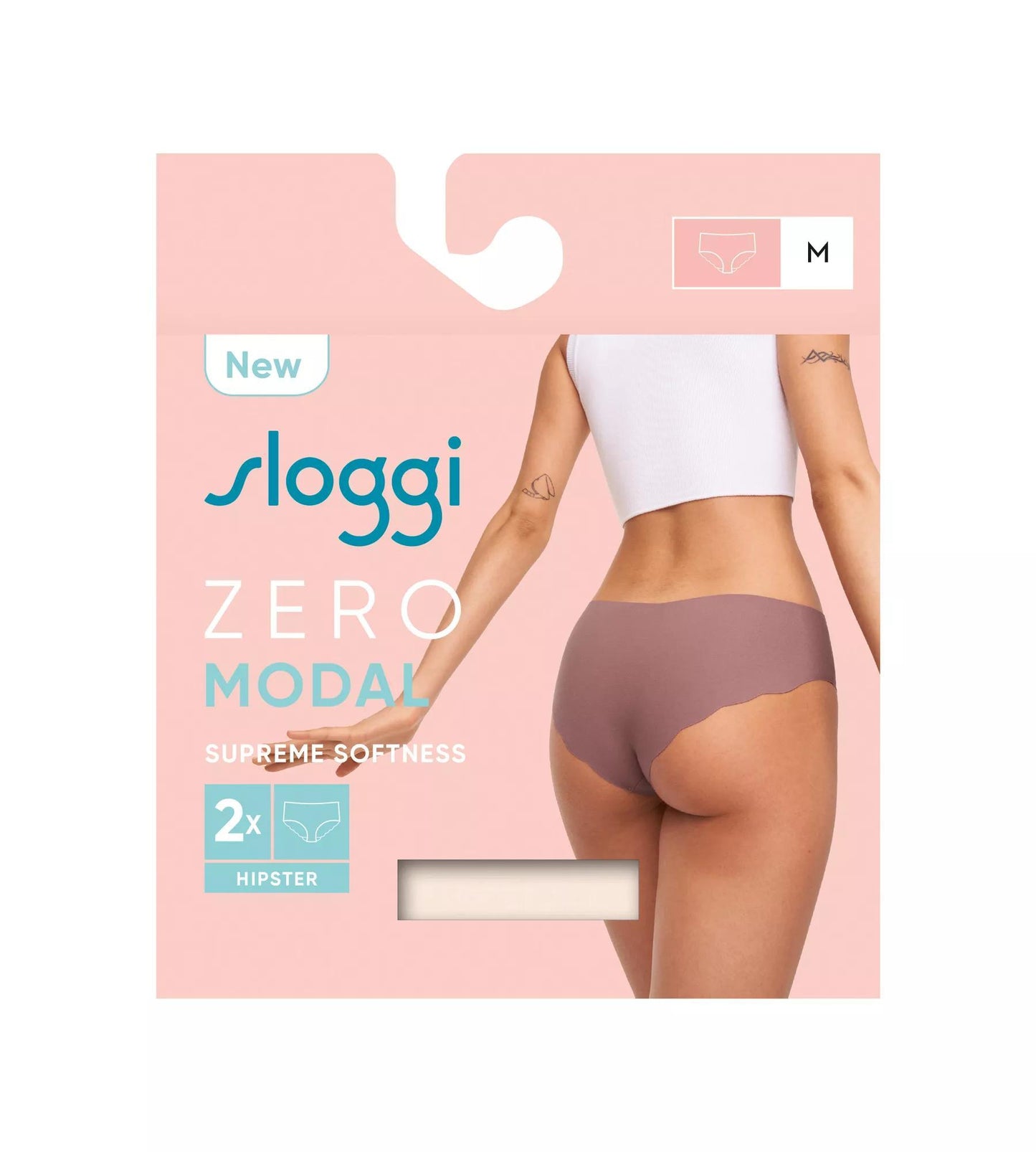 sloggi ZERO Modal 2.0 Hipster 2P (Angora)