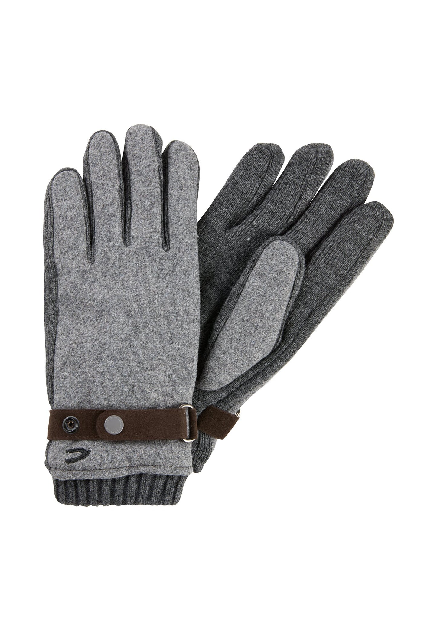 Strickhandschuhe mit Fleecefutter (Grey Melange)
