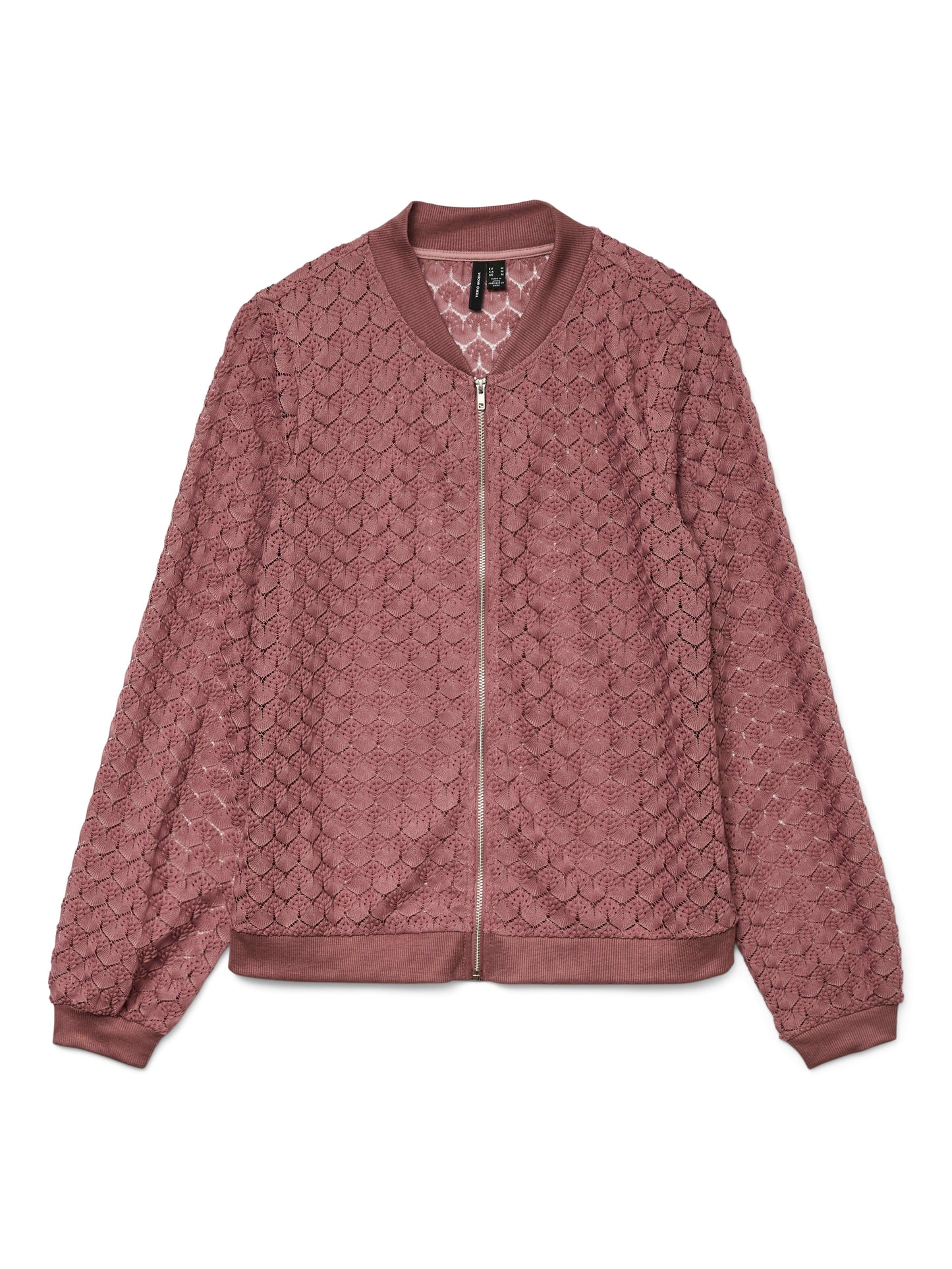 Vmbecca Ls Bomber Lace Top Jrs (Rose Brown)