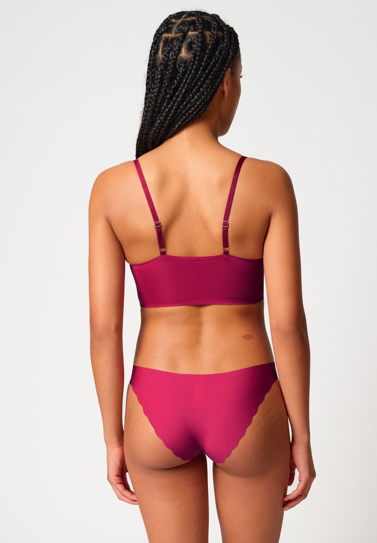 SKINY Damen Bustier herausn. Pads Micro Essentials (Sangria)