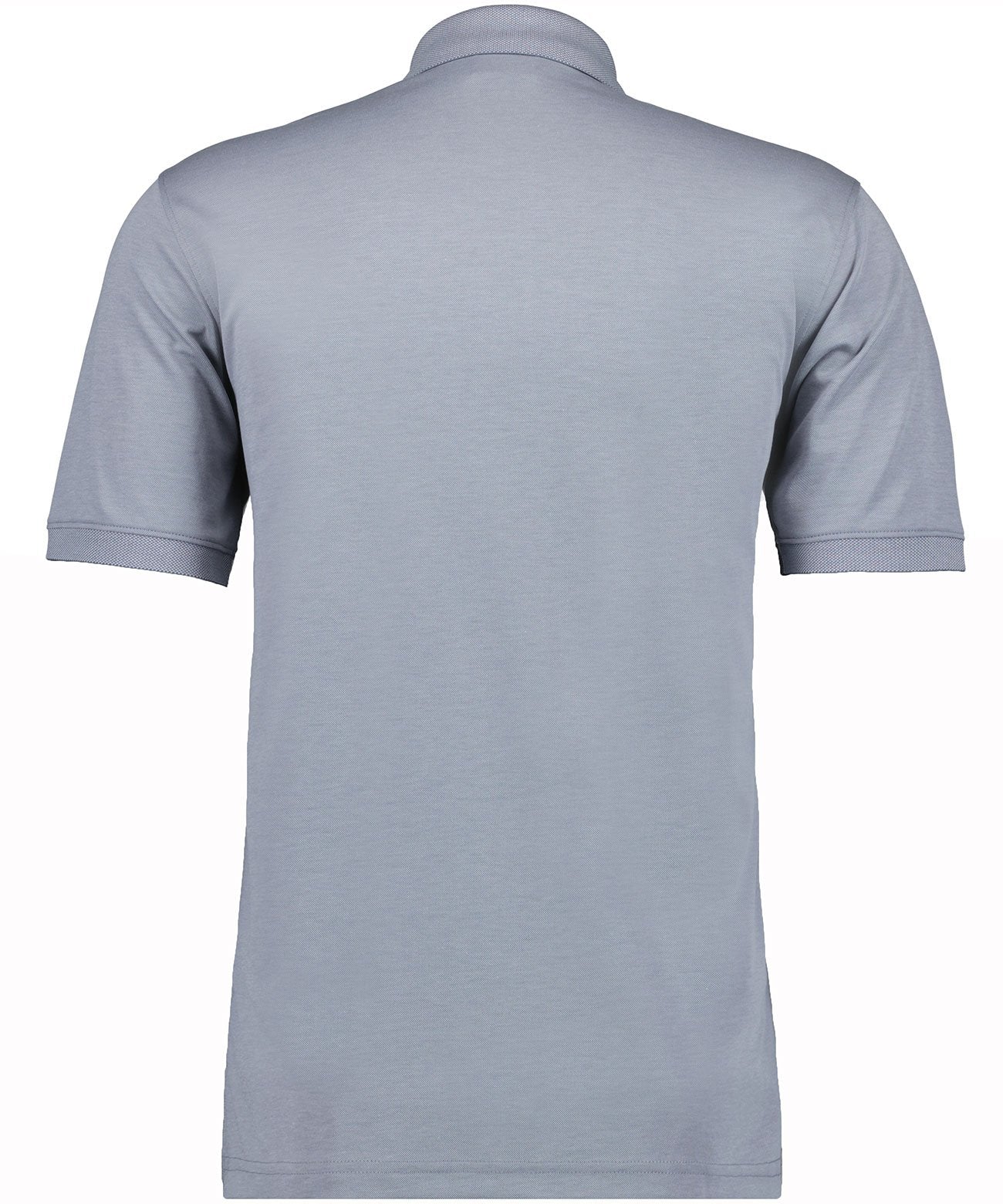 Softknit-Polo mit Brusttasche, kurzarm (Silber)