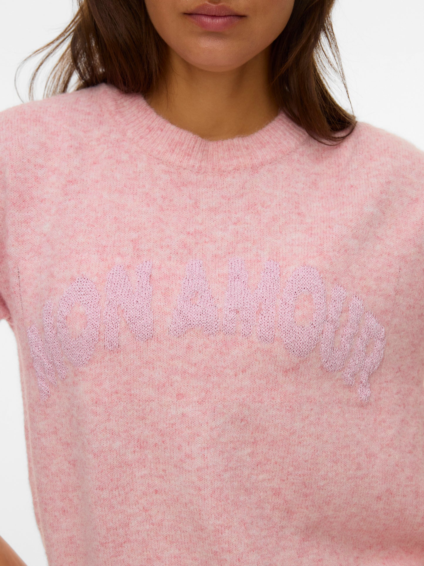 Vmamoremio Ls O-neck Pullover Boo (Rose Elega)