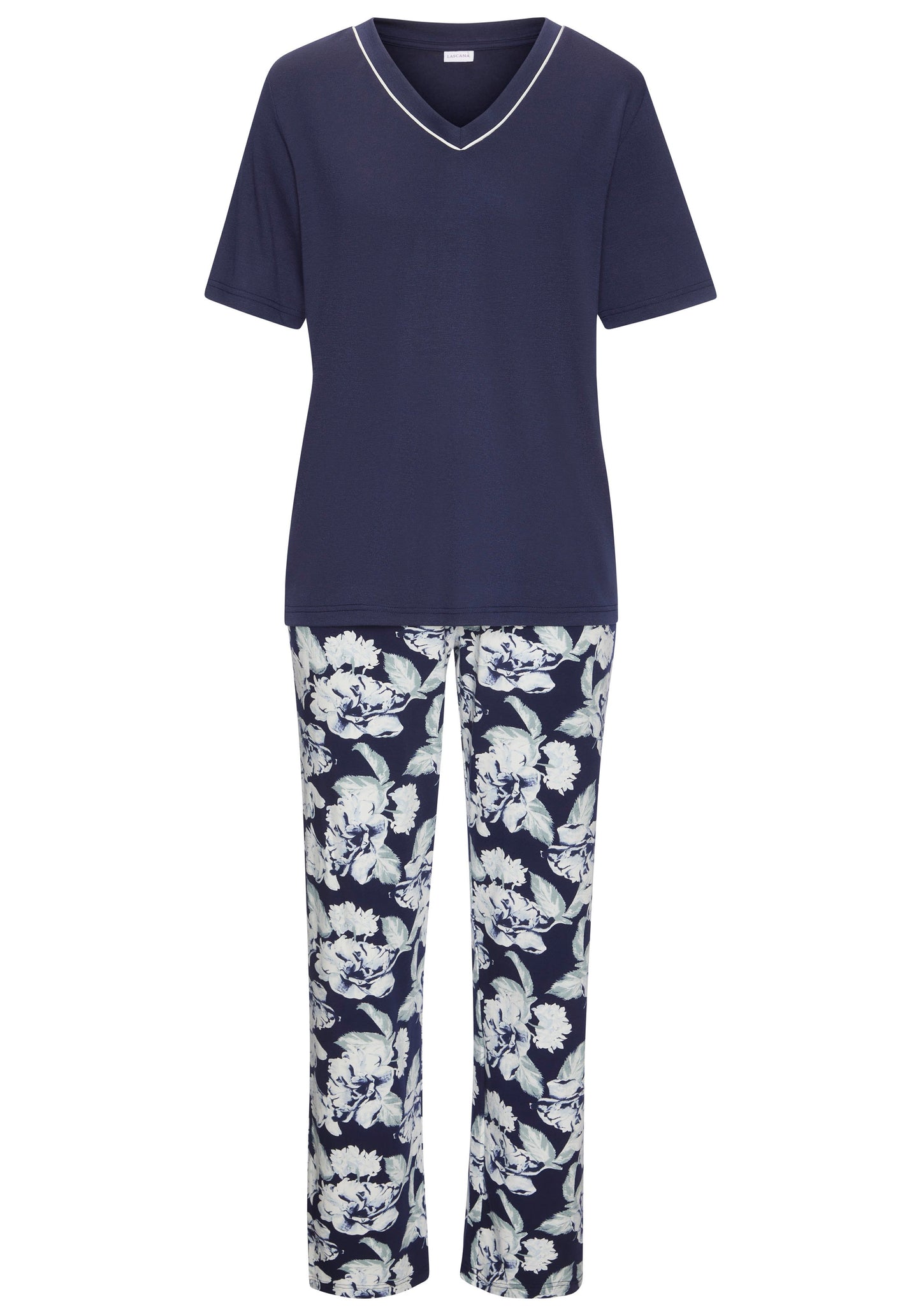 Lascana Las Pj (Dk Blue Aop)