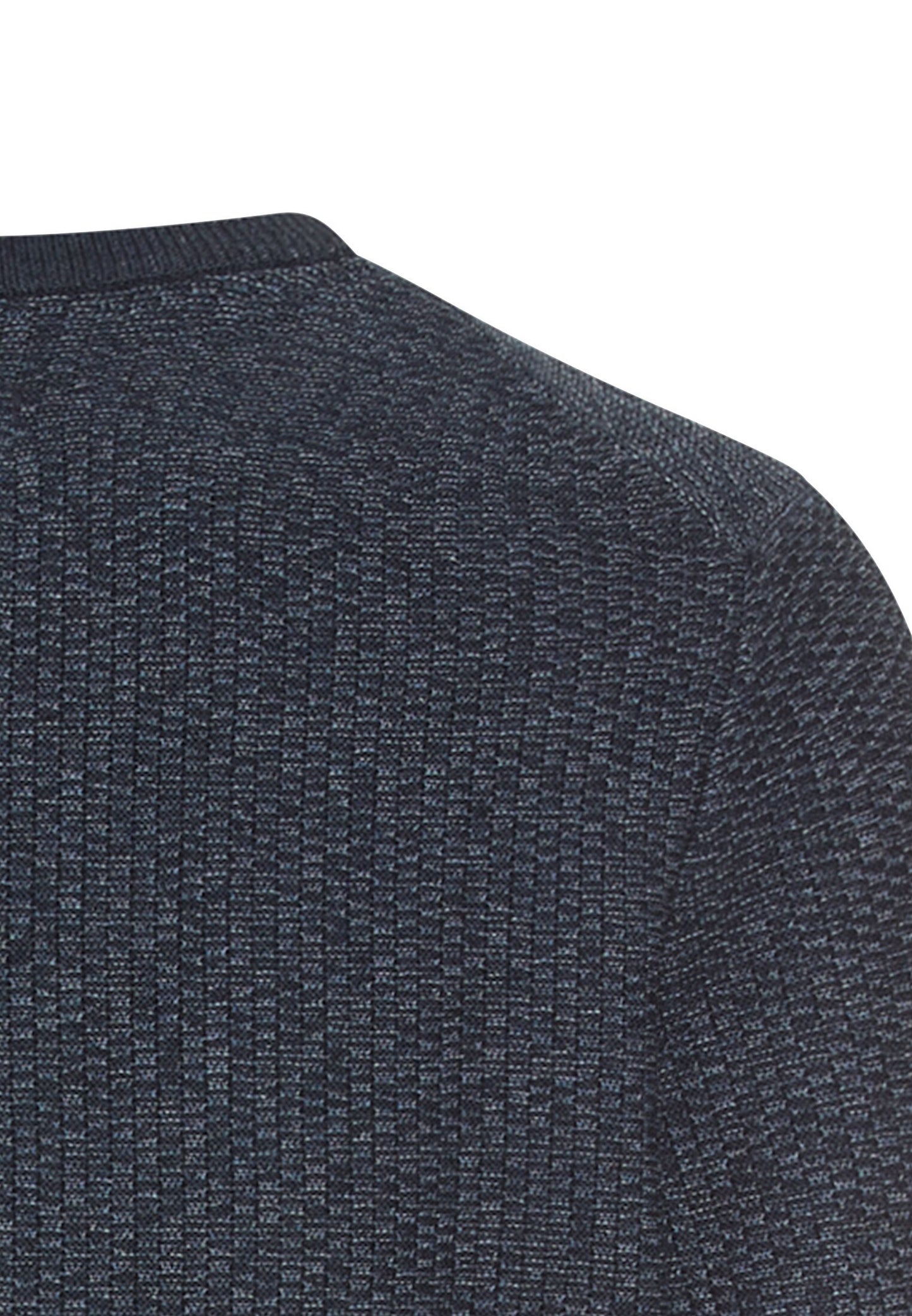 Strickpullover mit Rundhalskragen (Tinted Blue)