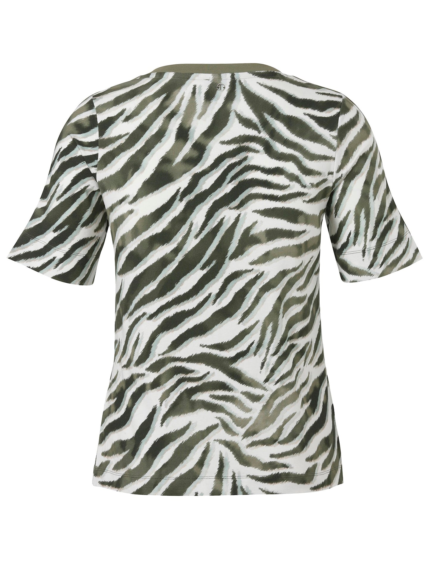 T-Shirt Rundhals 1/2 Arm Druck (Green Multicolor)