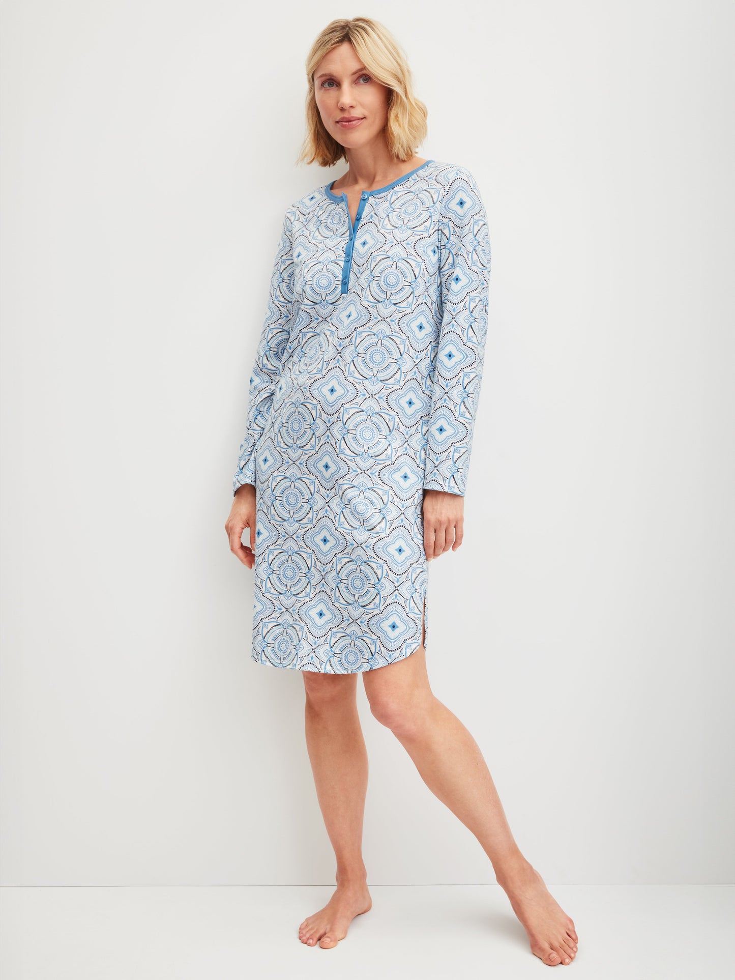WOMEN Nightdress (Riviera Blue)