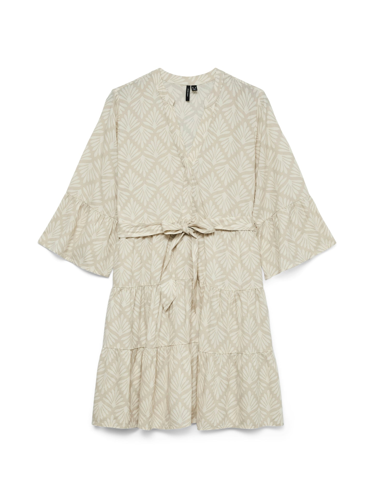 Vmmelba 3/4 Short Belt Dress Wvn Noos (Silver Lin)