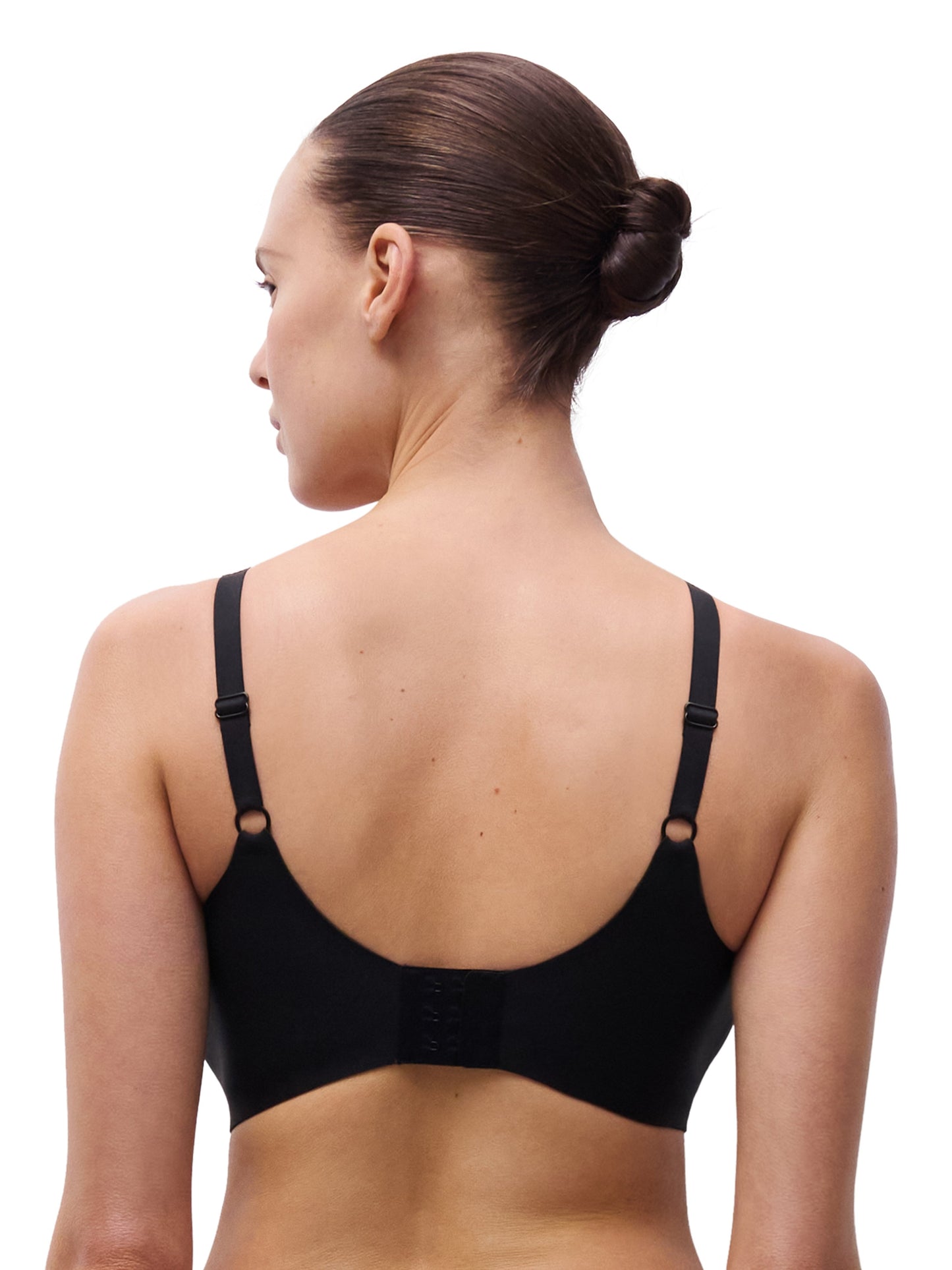 SoftStrech Power Tiefausgeschnittener BH (Schwarz)