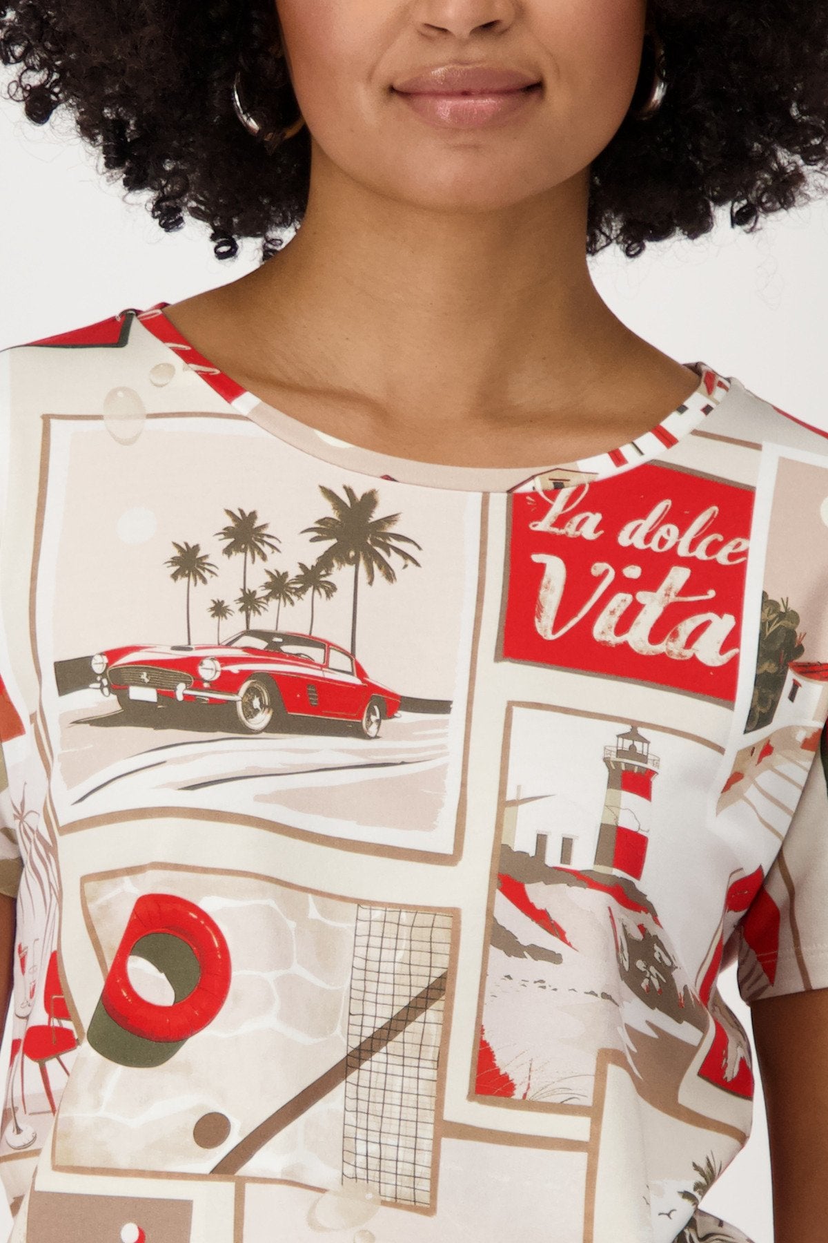 T-Shirt (Red Gemustert)