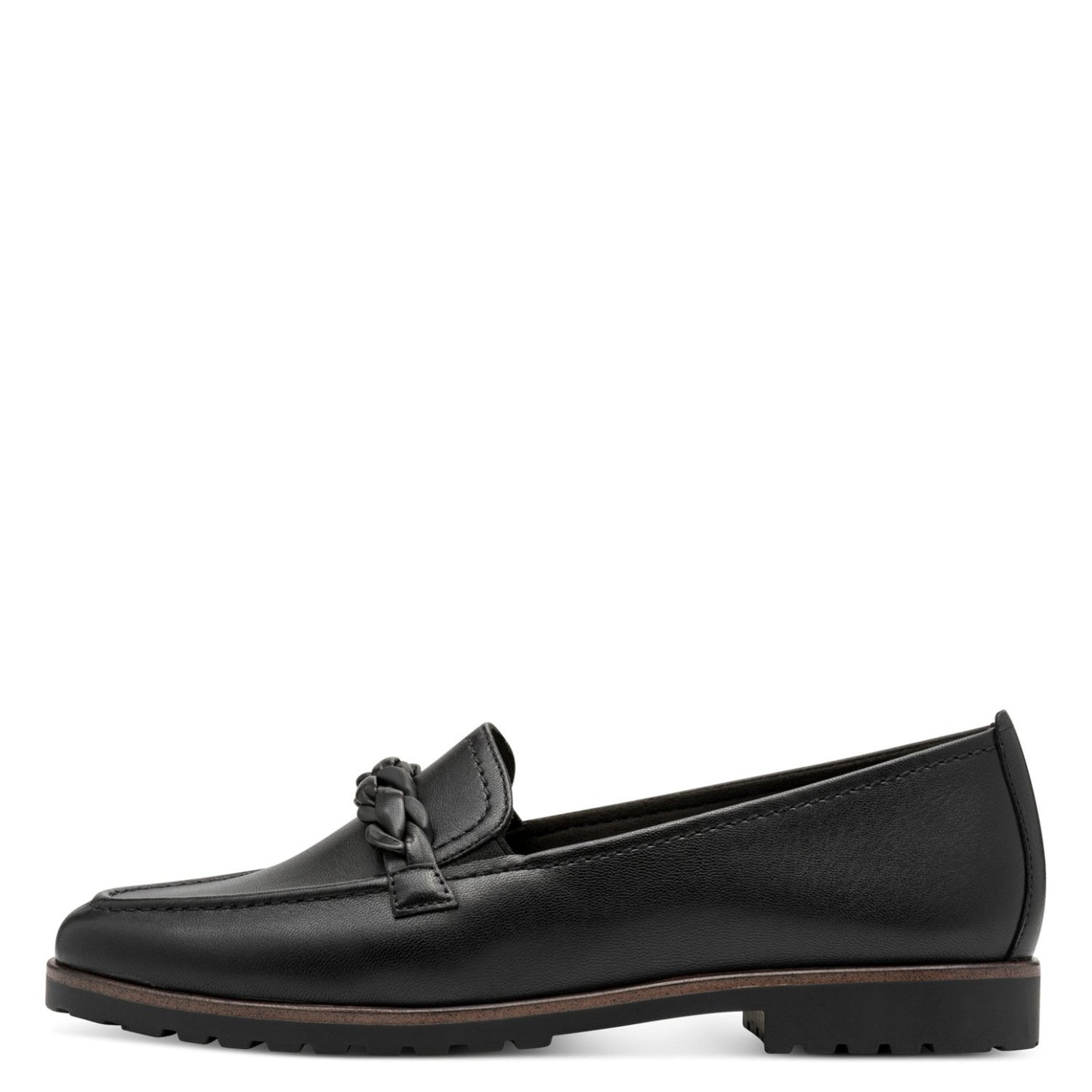 Slipper (Black Leather)