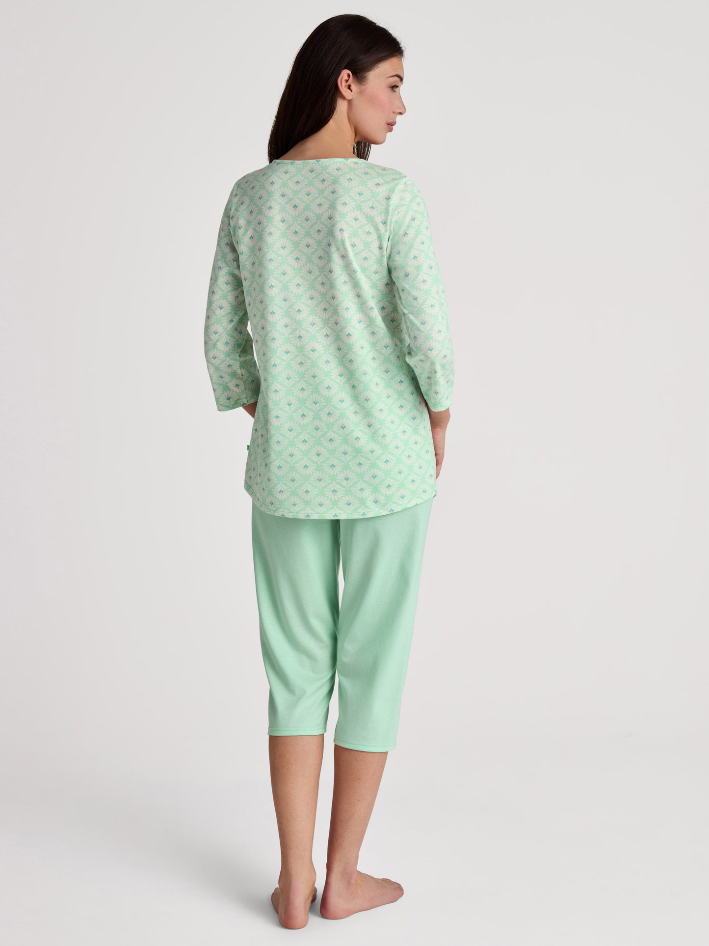 WOMEN 3/4 Pyjamas (Soft Green)