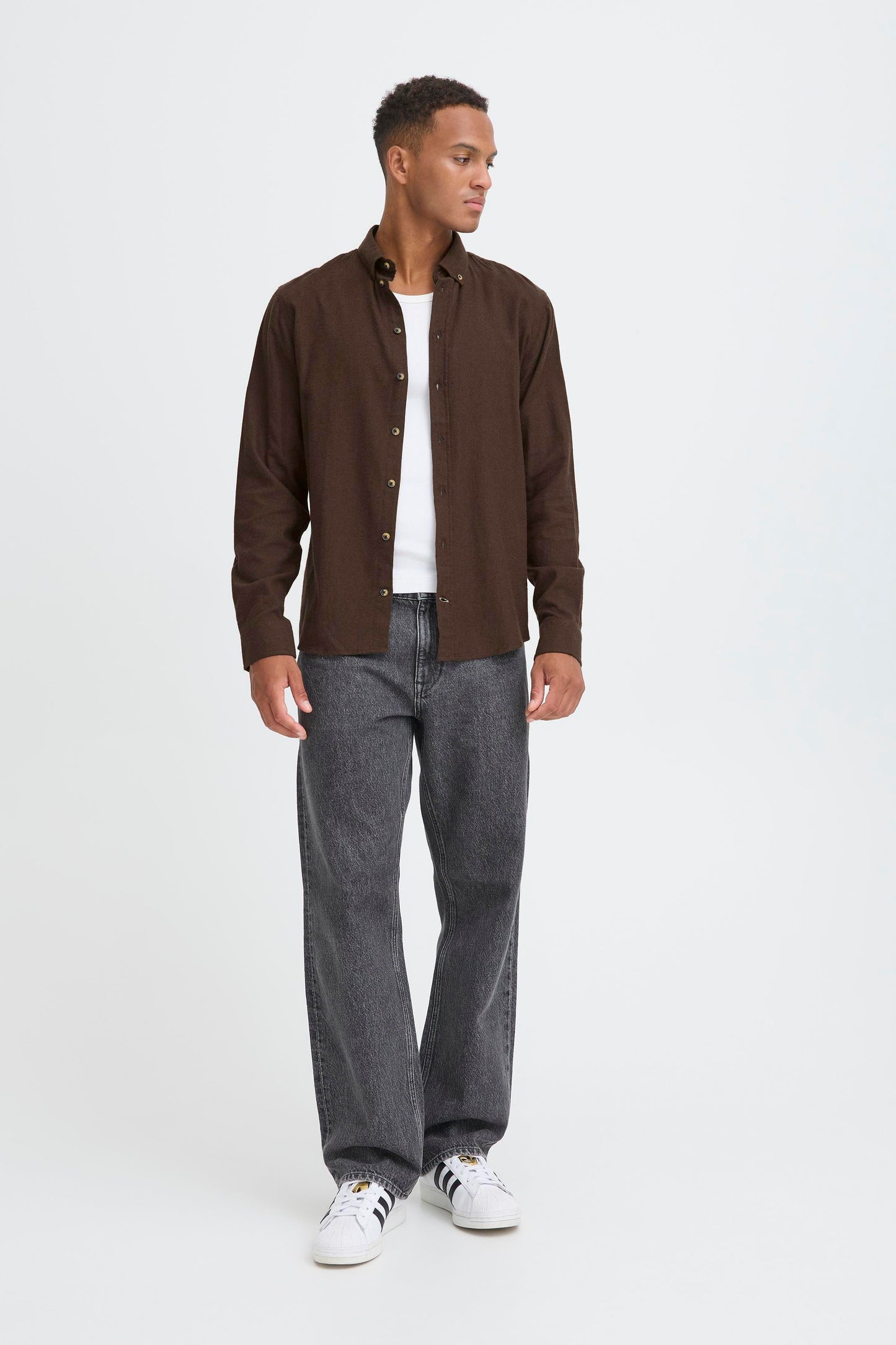 Bhburley Shirt Noos (Slate Black)