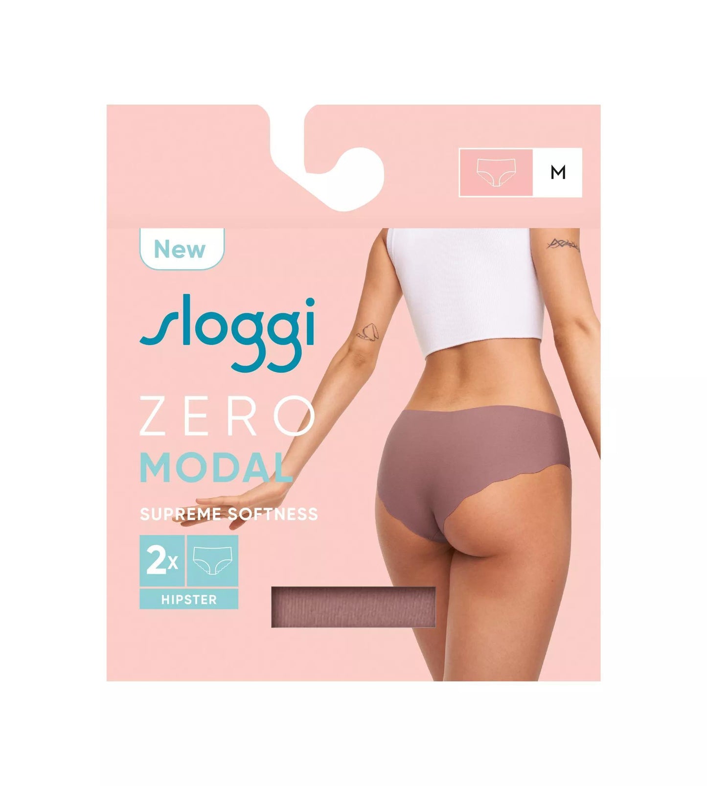 sloggi ZERO Modal 2.0 Hipster 2P (Cacao)