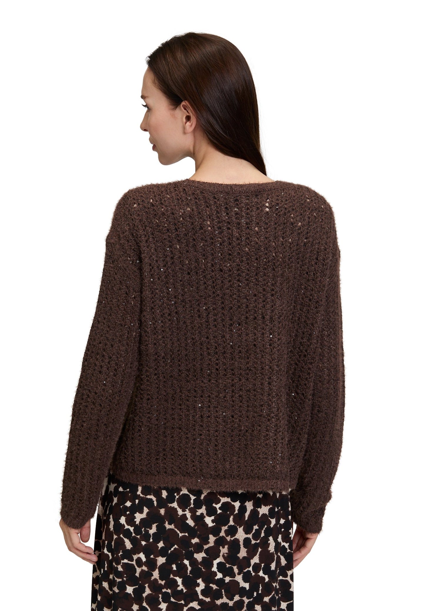 Grobstrick-Pullover (Light Maroon)